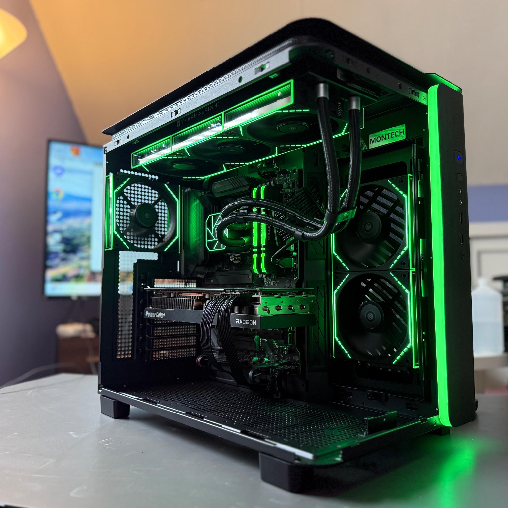 RGB 1440p Gaming PC – 7700 XT | Ryzen 7 5700X | 32GB DDR4 | 2TB NVMe