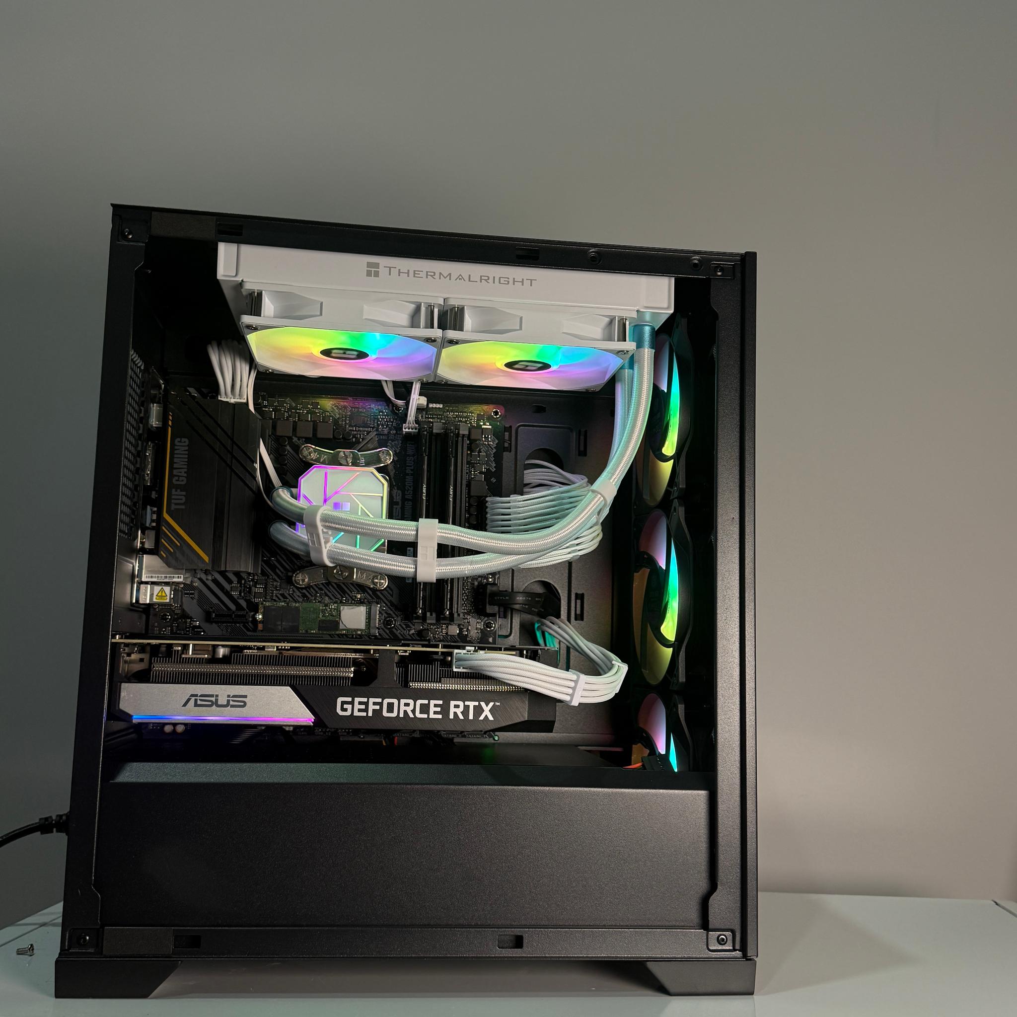 1440p High FPS White🔸RTX 3060ti🔸16gb Memory | 240mm Liquid Cooled AIO
