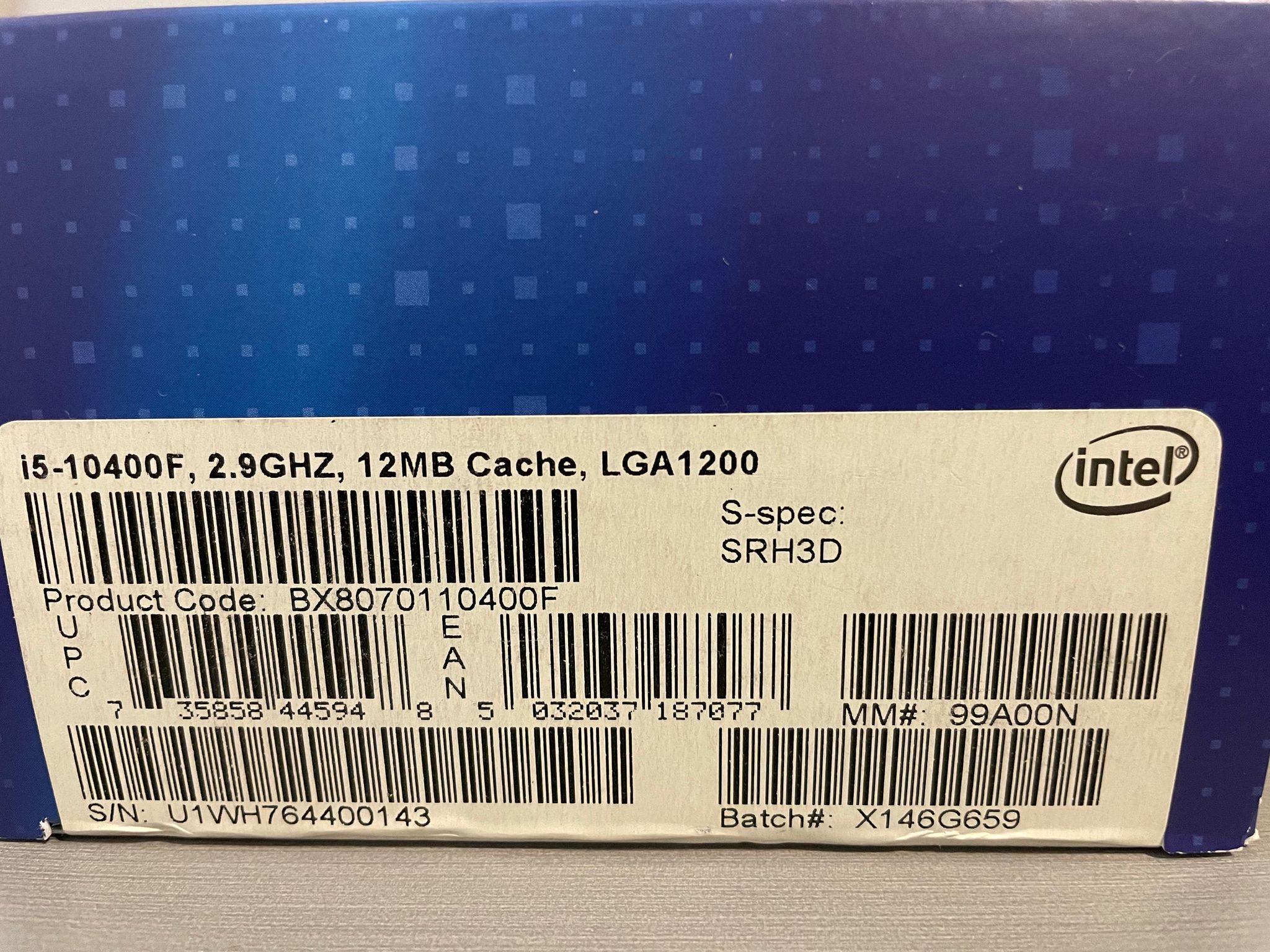 *USED* Intel Core i5-10400F 2.9 GHz 6-Core Processor