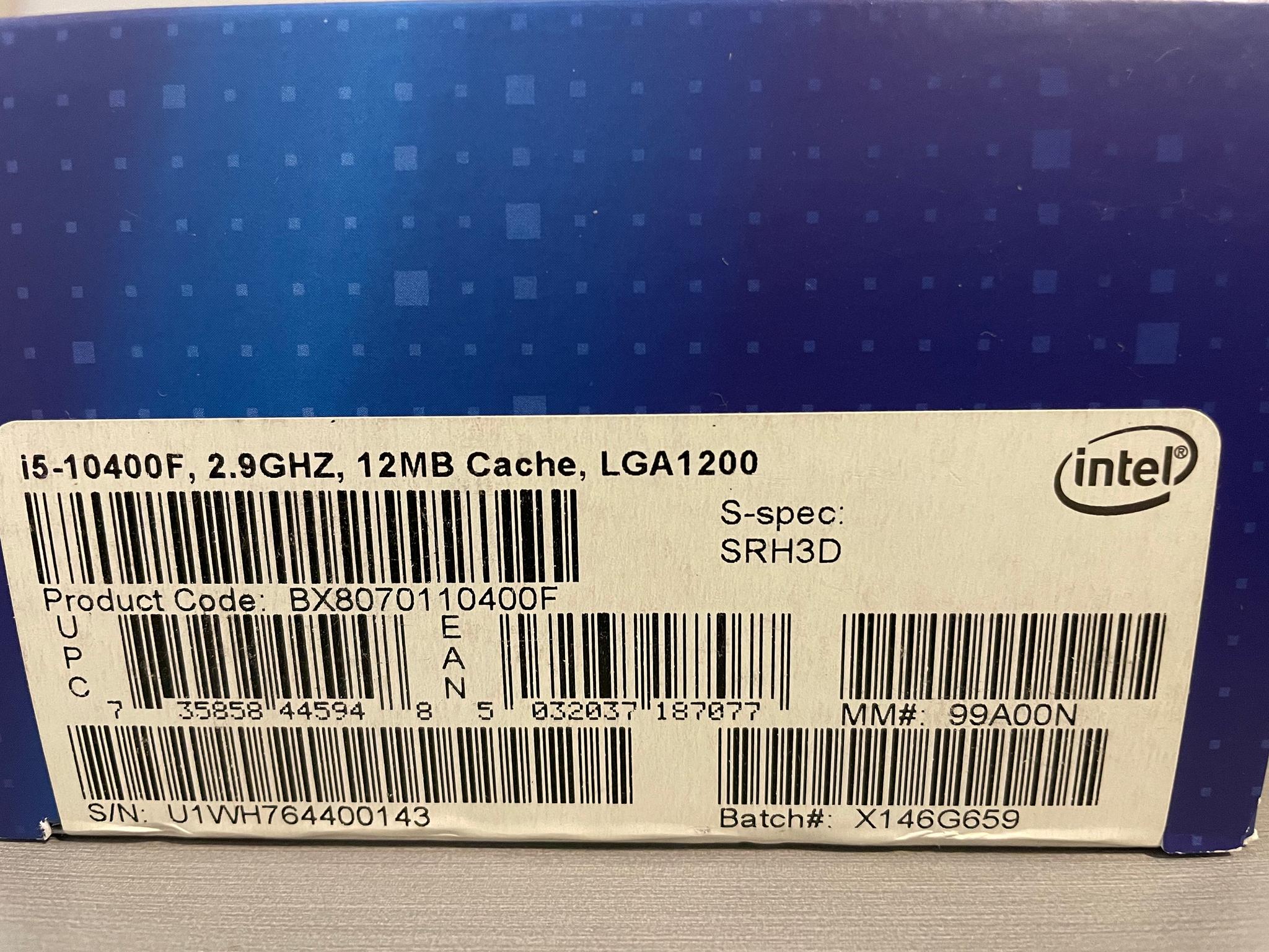 *USED* Intel Core i5-10400F 2.9 GHz 6-Core Processor