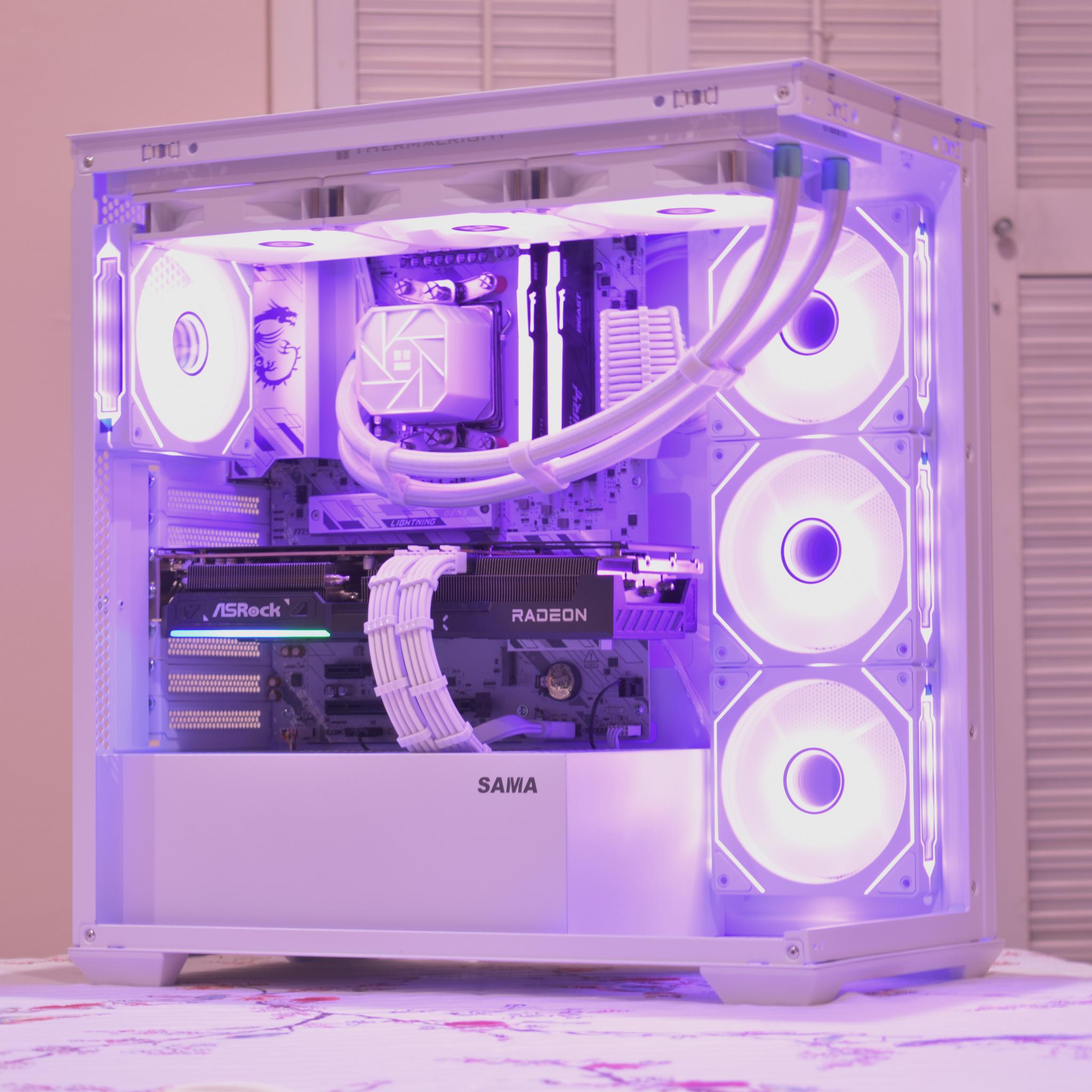 🚀Performance Gamer🚀 Ryzen 7 7800X3D | AMD RX 9070 16GB | 32GB DDR5 | 1TB nVME SSD | White RGB+Wifi