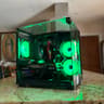 Black Gaming PC | RX 6600XT 8GB | INTEL 7-8700 | 16GB RAM | 500GB NVME SSD | Wi-Fi + Bluetooth Pcie