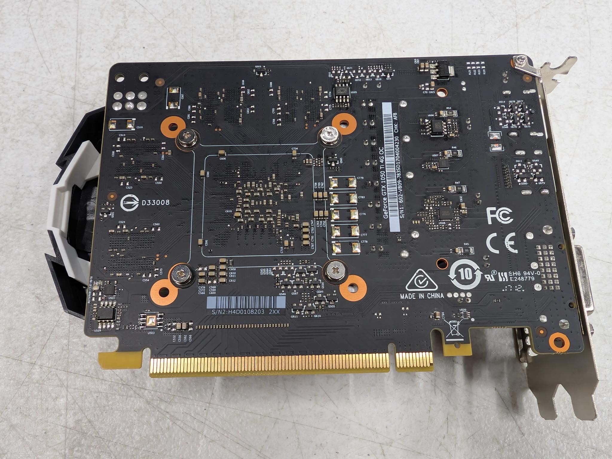 MSI GeForce GTX 1050 Ti