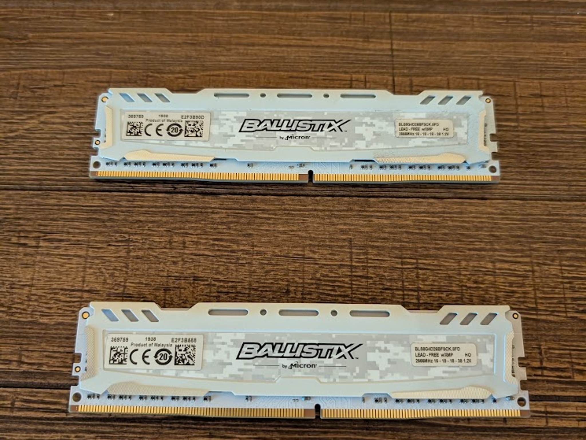 Crucial Ballistix Sport LT 2666 MHz DDR4 DRAM Memory Kit 16GB (8GB x2)