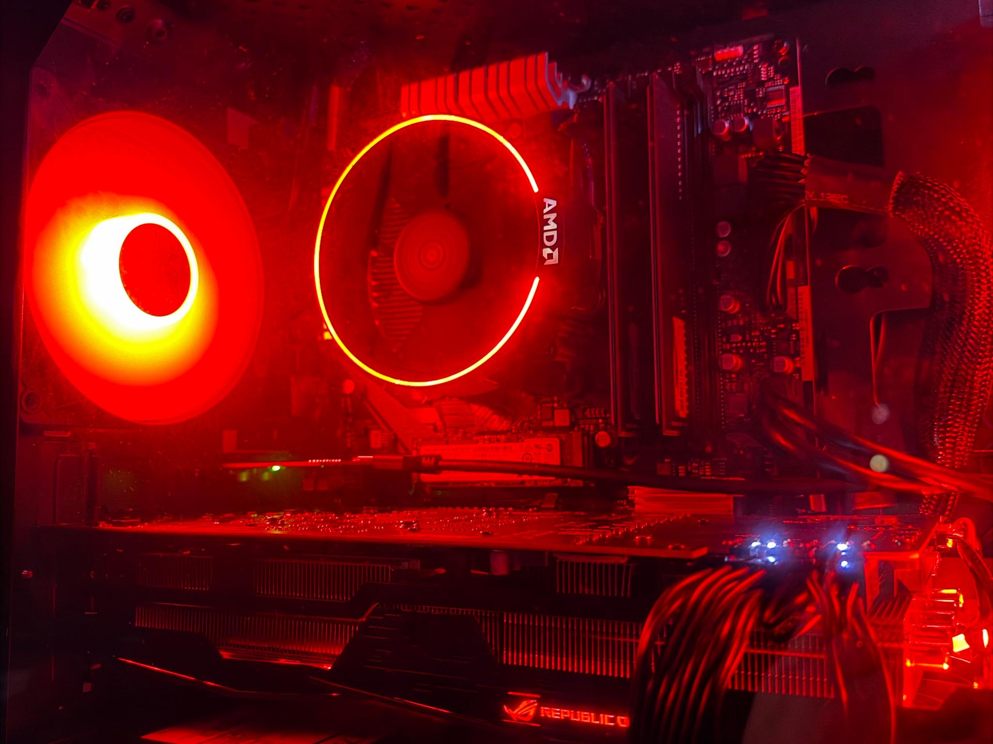 Gaming PC Ryzen 5 3600 16GB RAM 512GB SSD RX 5700 XT 8GB Windows 11 Computer