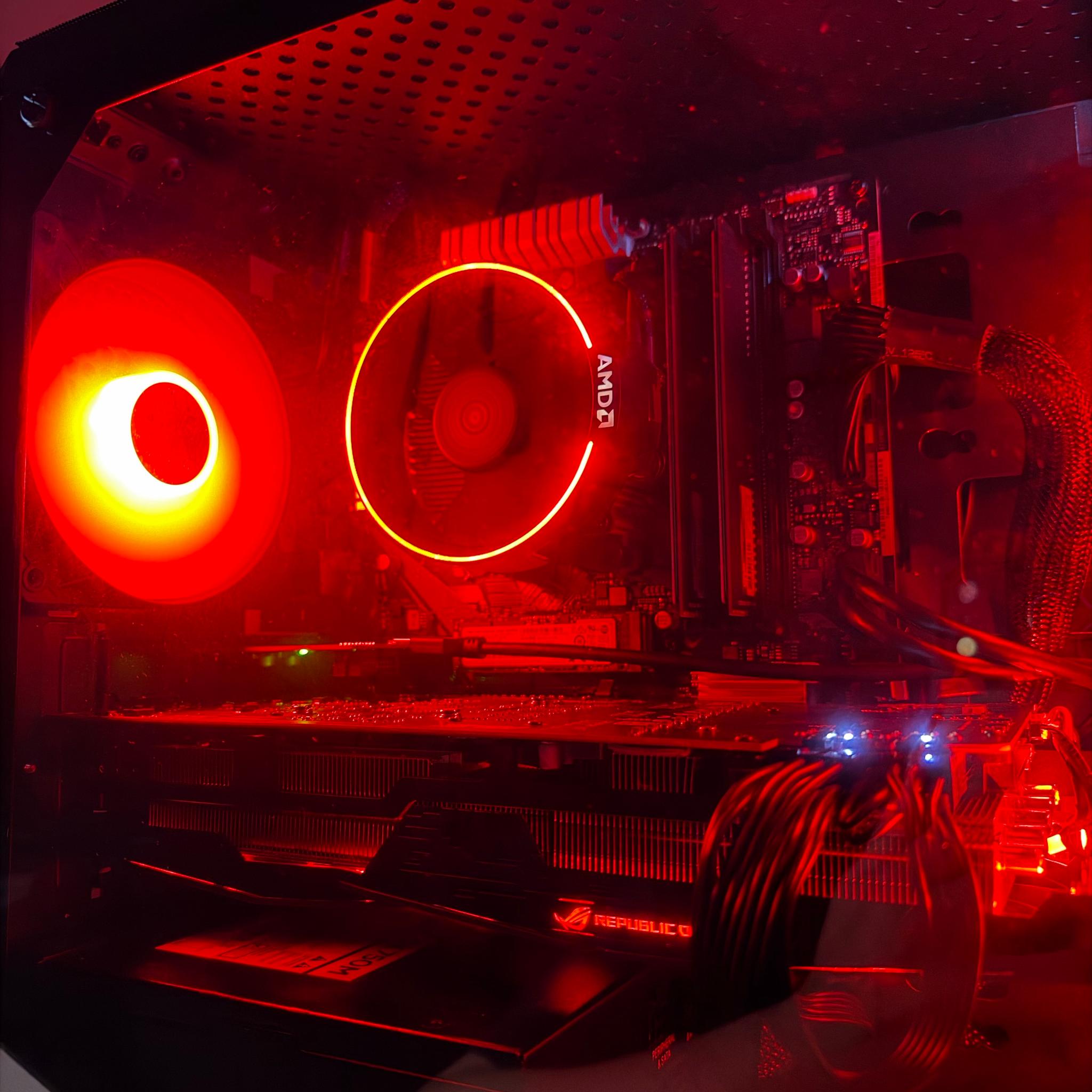 Gaming PC Ryzen 5 3600 16GB RAM 512GB SSD RX 5700 XT 8GB Windows 11 Computer
