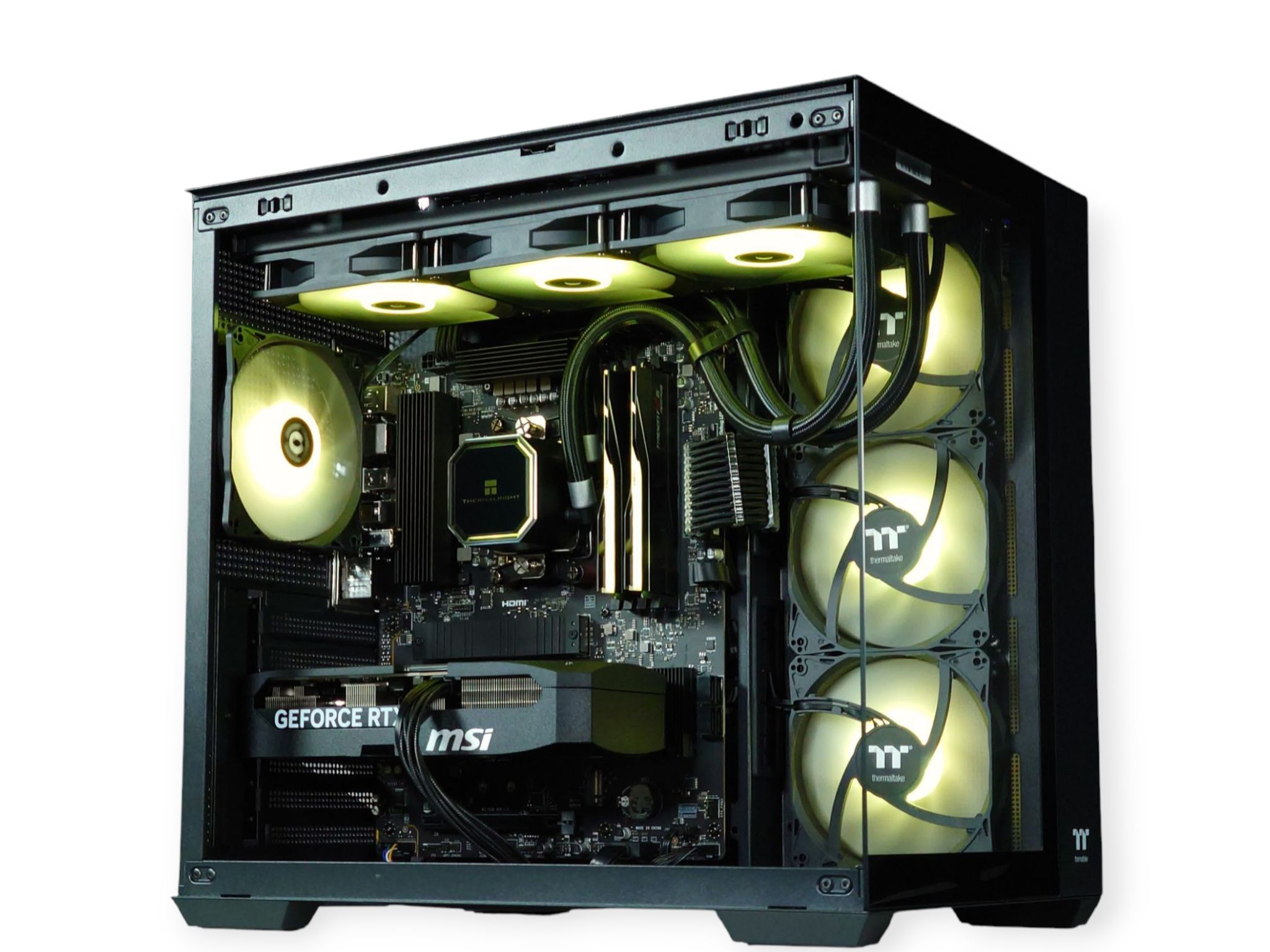 🌌 ☄️Liquid Cooled Gaming PC☄️Nvidia RTX 5070 12GB🌌AMD Ryzen 7 7800X3D🌌32GB DDR5🌌1TB NVME