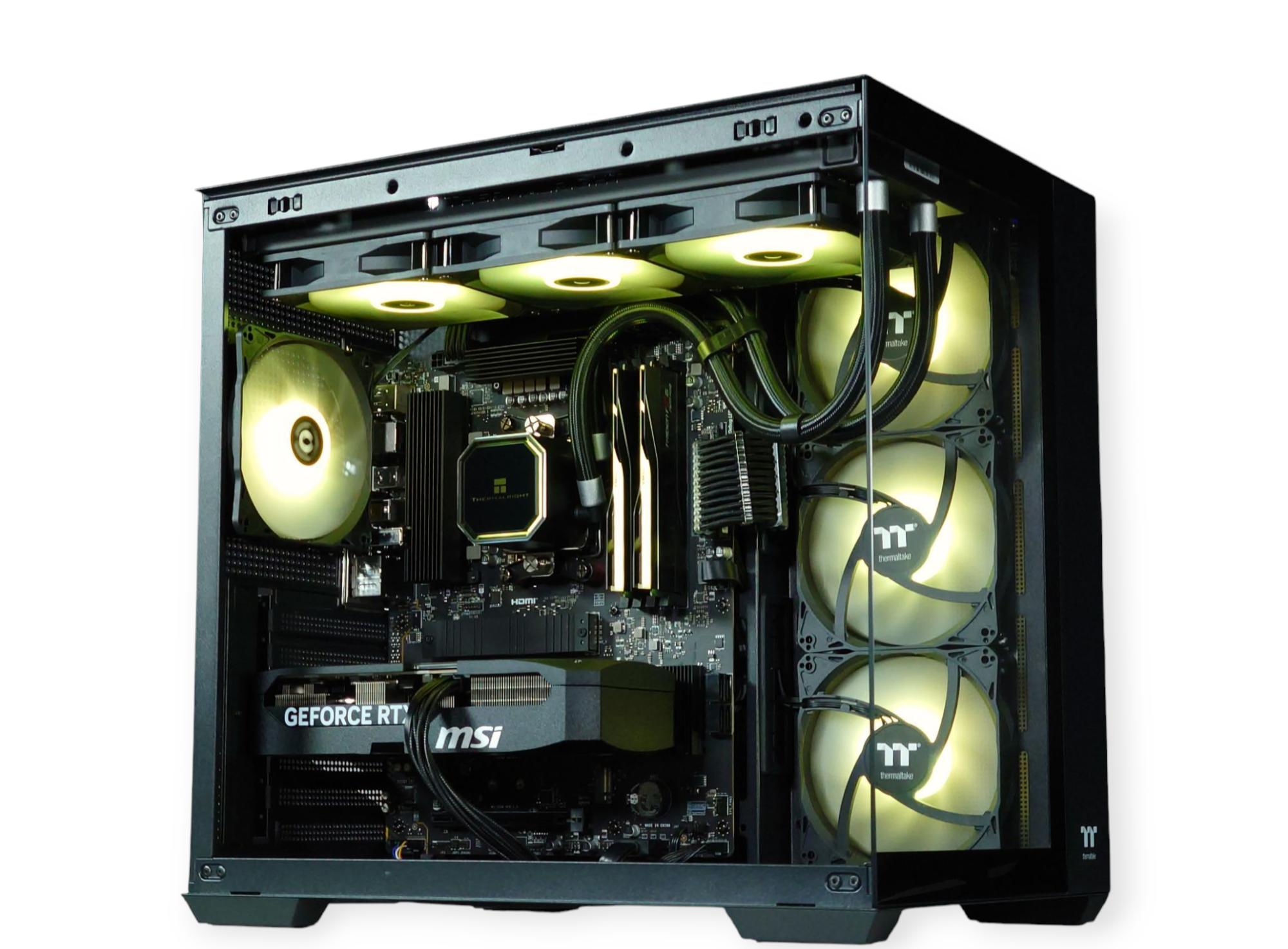 🌌 ☄️Liquid Cooled Gaming PC☄️Nvidia RTX 5070 12GB🌌AMD Ryzen 7 7800X3D🌌32GB DDR5🌌1TB NVME