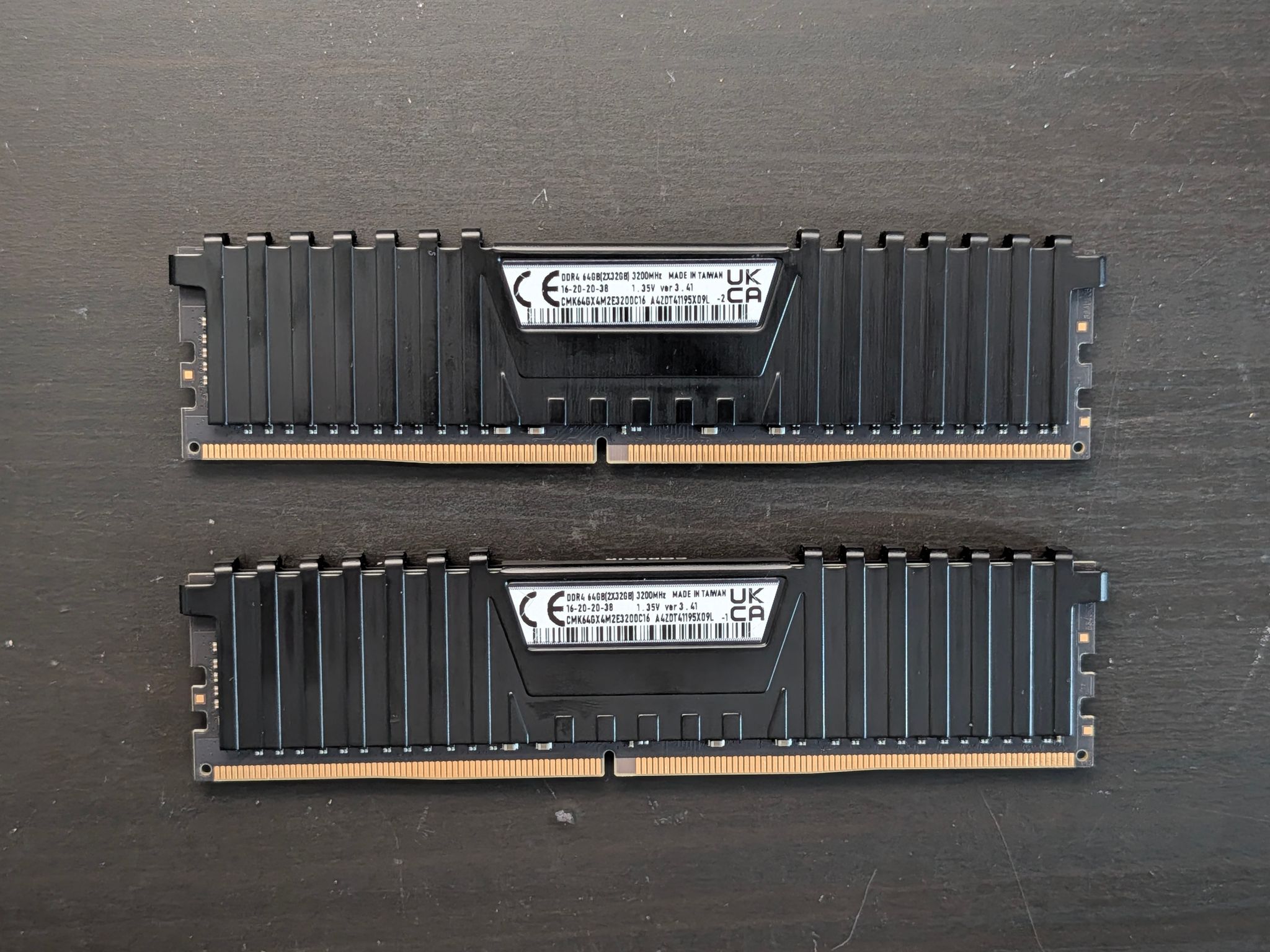 Corsair Vengeance LPX 64GB (2x32GB) RAM DDR4 3200MHz CL16 CMK64GX4M2E3200C16