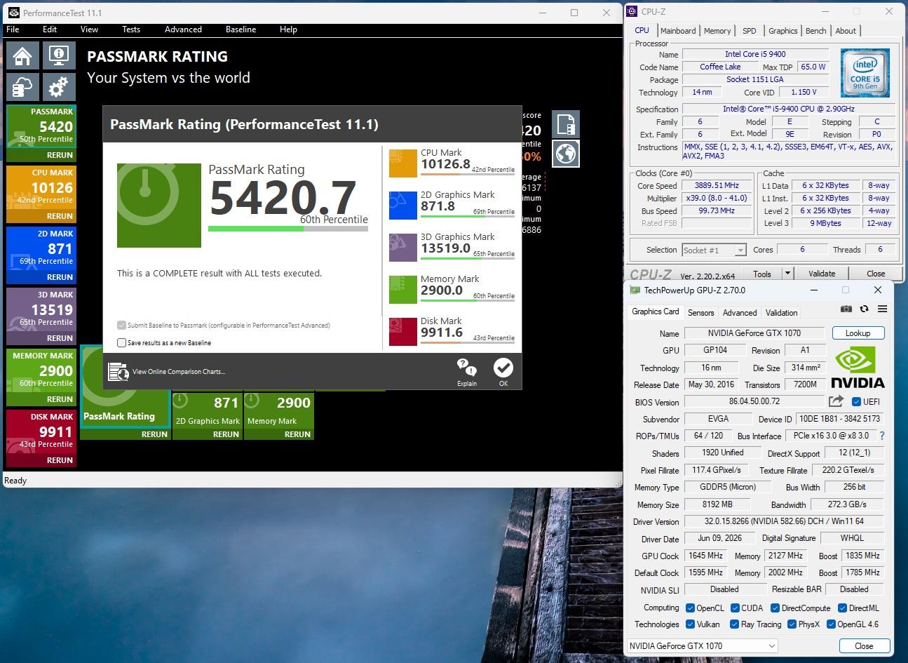 Budget Gaming Done Right! #4 | i5 9400, EVGA GTX 1070 SC Gaming 8GB, 16GB Ram, Windows 11