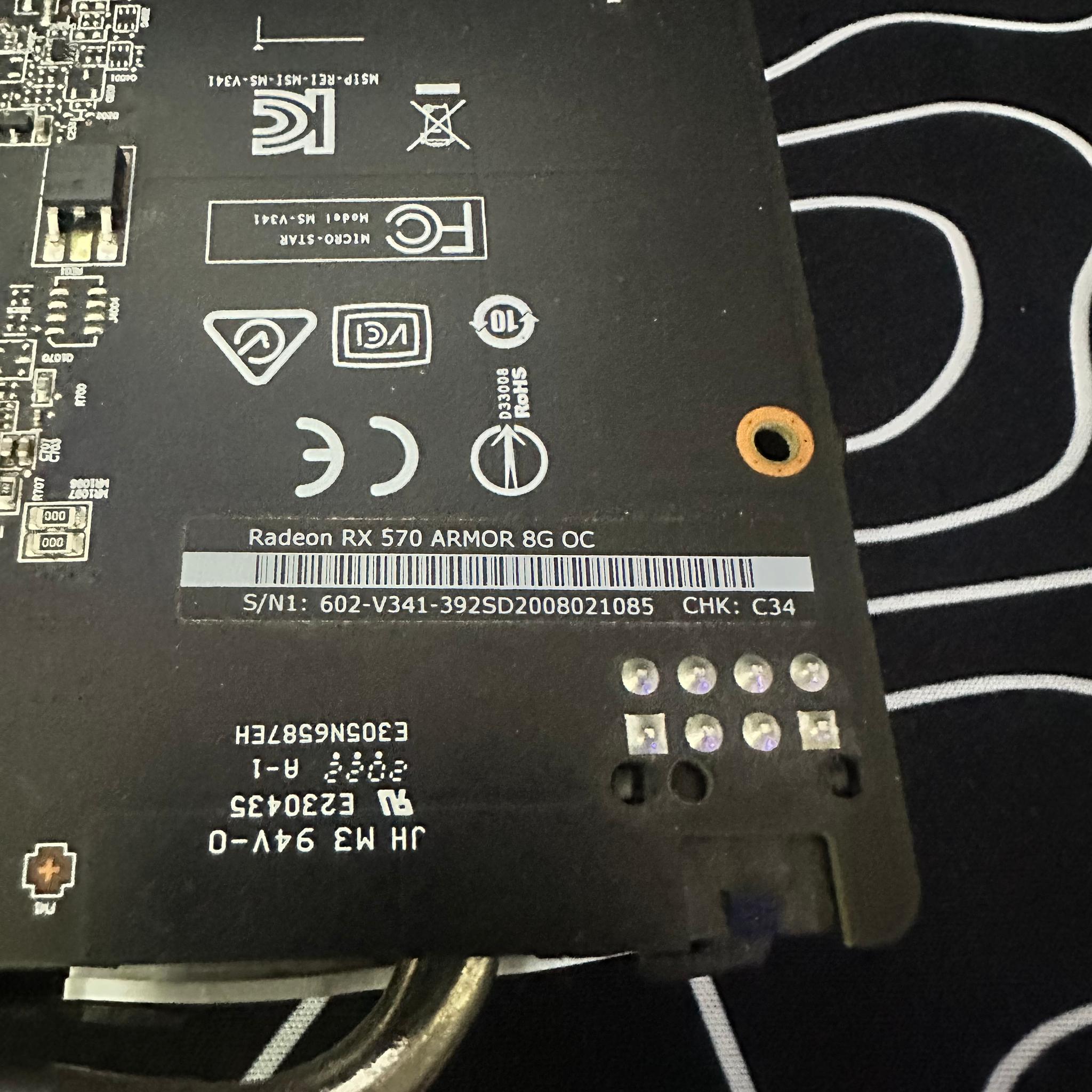 MSI Radeon RX 570 ARMOR 8G