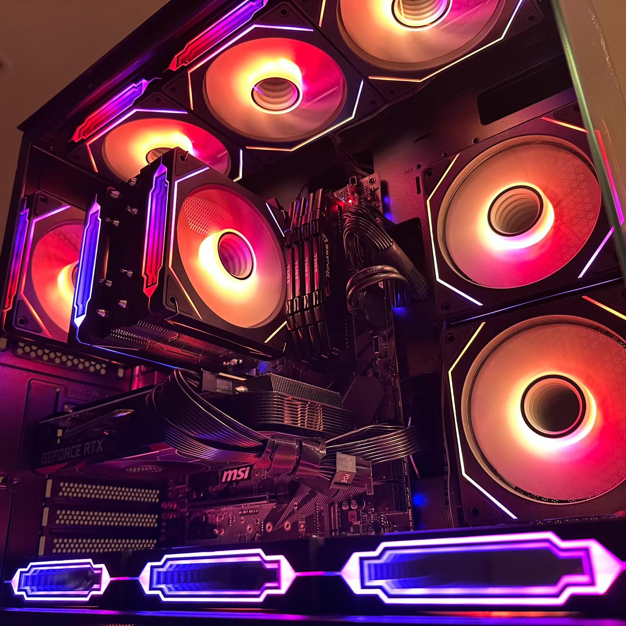 Powerful Gaming PC - Intel Core i7-9700K | ASUS NVIDIA RTX 3060 Ti | 32GB Ram | 1TB SSD | Win11