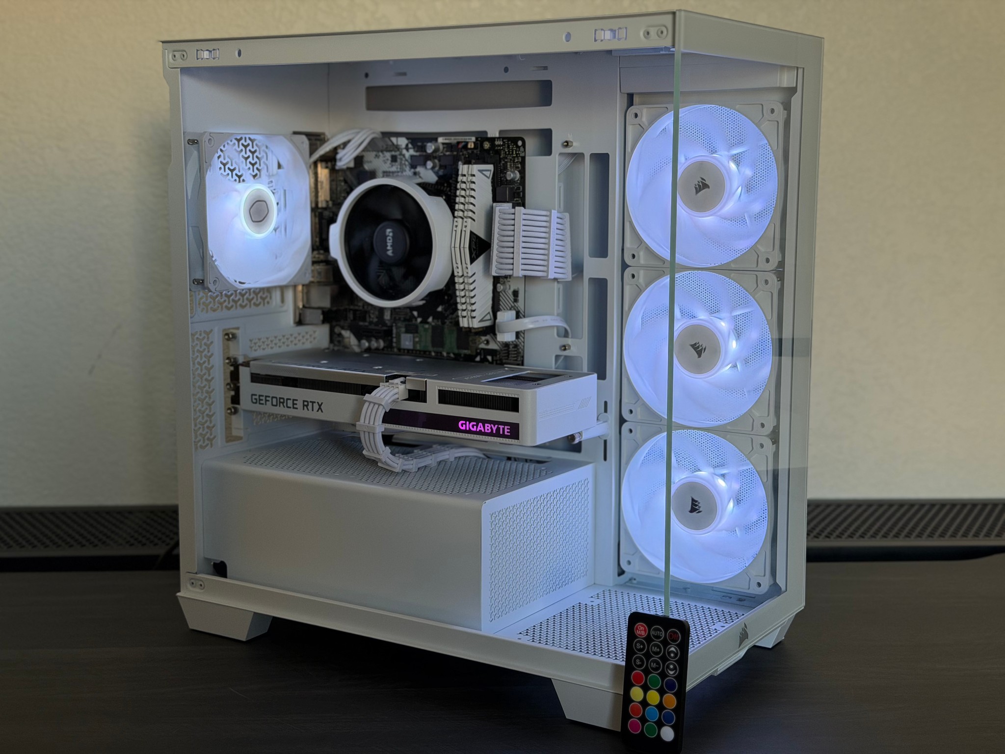 All White Gaming PC - RTX 3060 12GB | Ryzen 7 3700