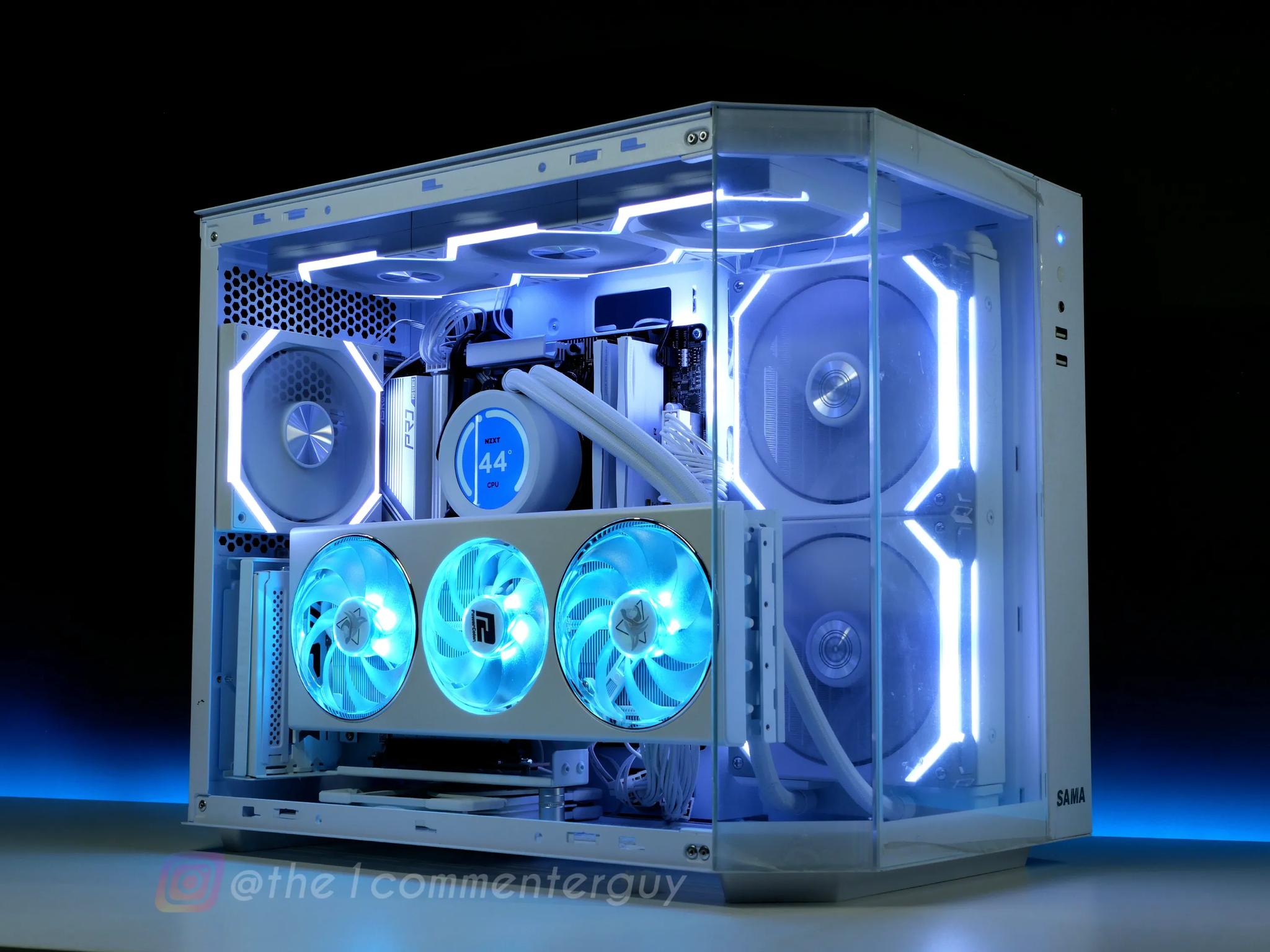 🧊 RX 7800XT, Ryzen 7500F, 32gb ram, 1TB nvme White gaming pc