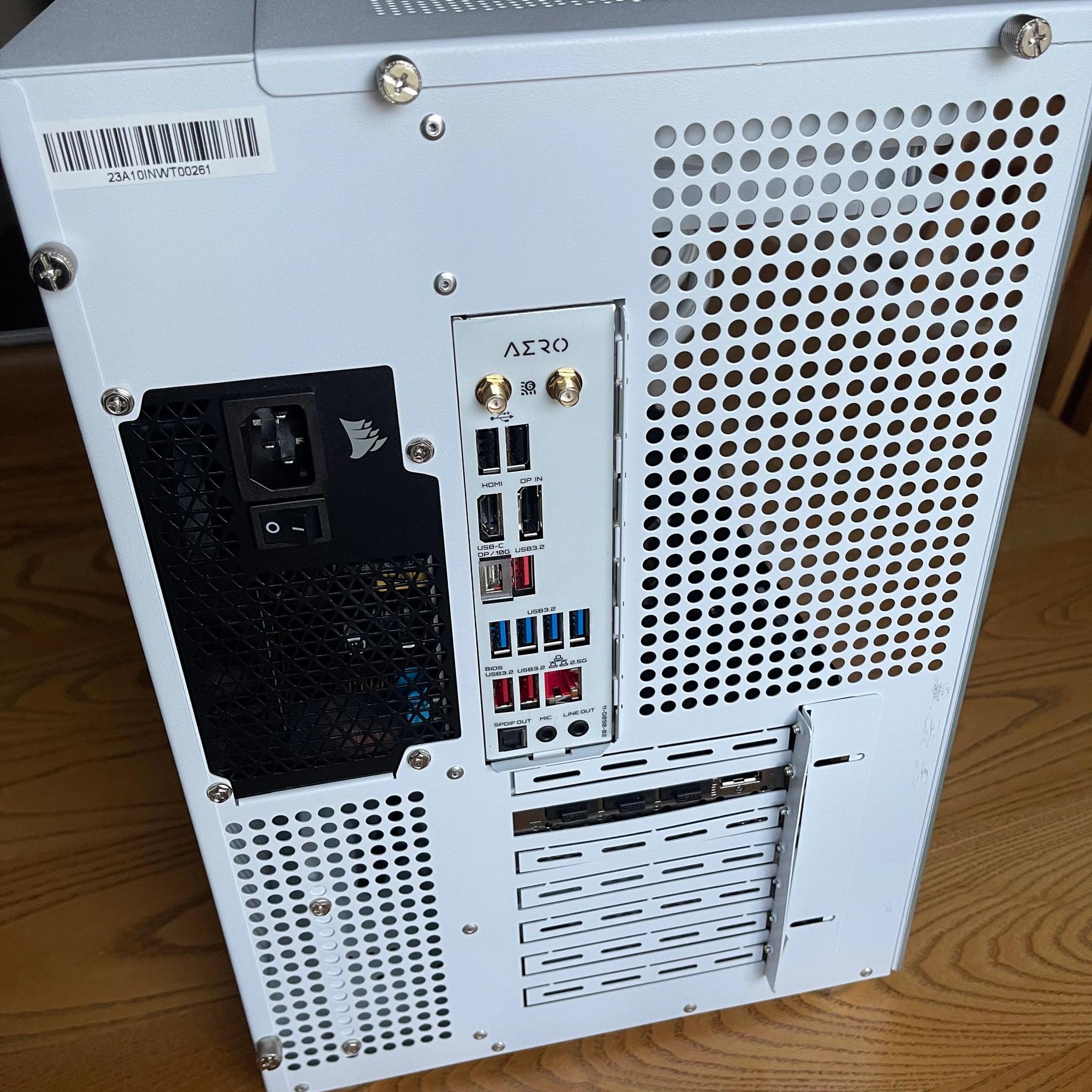 AM5 White High-end Gaming/Production PC: Radeon 7900XTX, Ryzen 9 7900X, 32gb DDR5, 2TB NVMe
