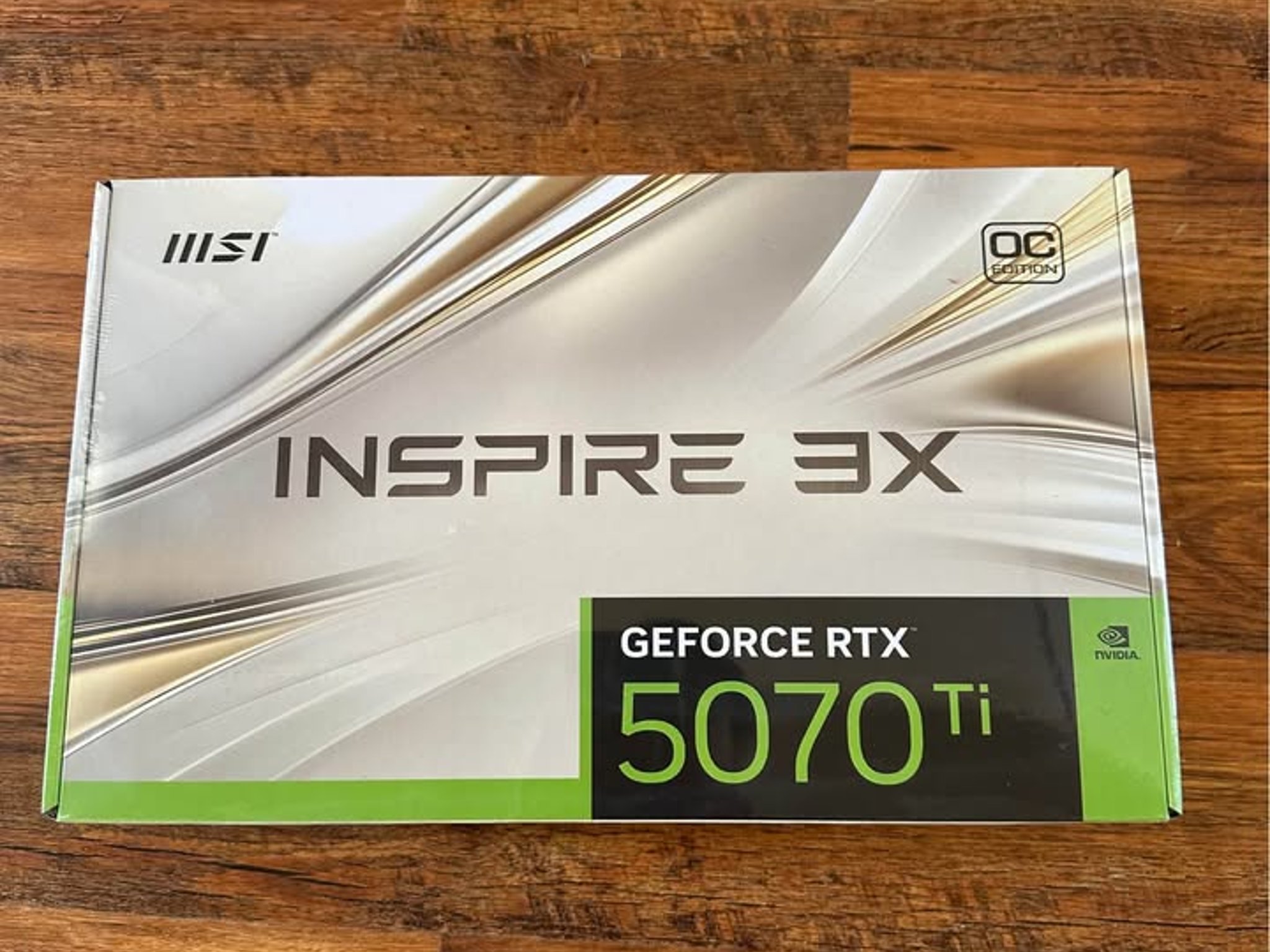 BNIB MSI GeForce RTX 5070 Ti 16G INSPIRE 3X OC PLUS