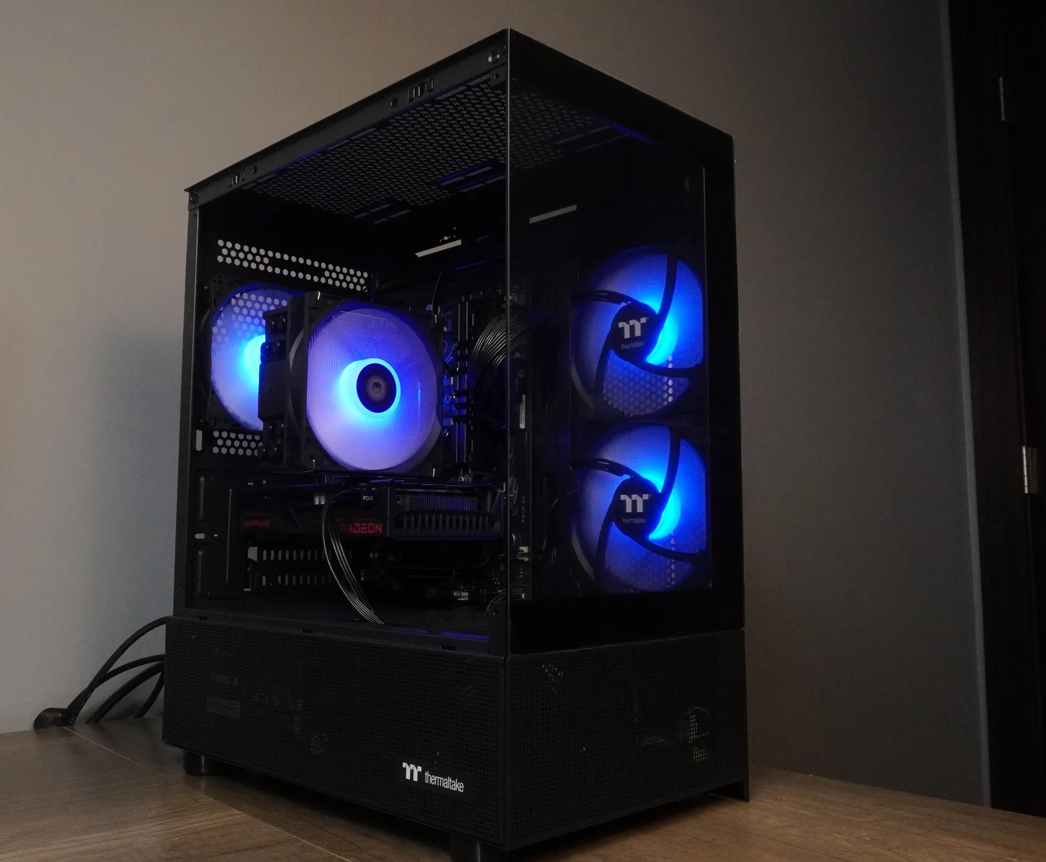 🖤STEALTH🖤 Price To Performance 💪 GAMING MACHINE 🧡RX 6600 🧡 Ryzen 5 5500 | 16GB | 1...