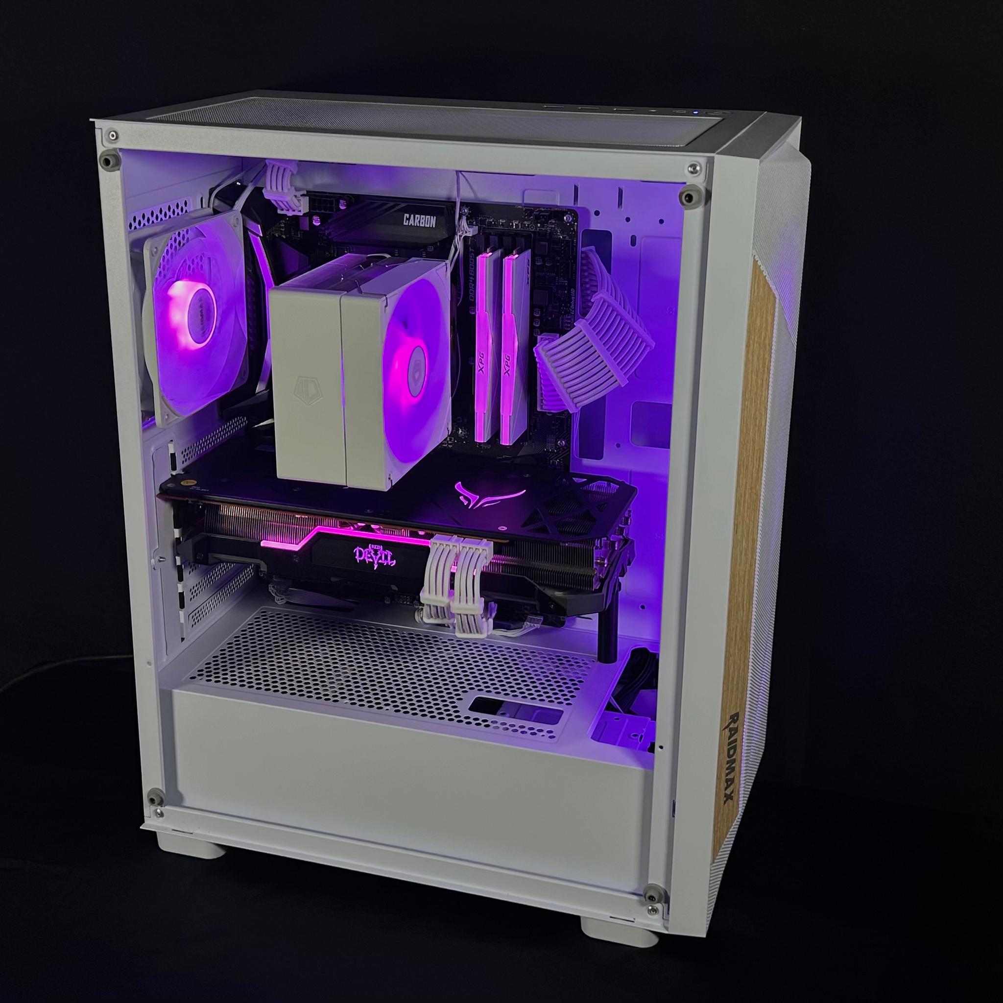 Frostwood❄️🌲 l Ryzen 5 5500 | RX 5700XT | 16GB DDR4 | White 1080p Gaming PC