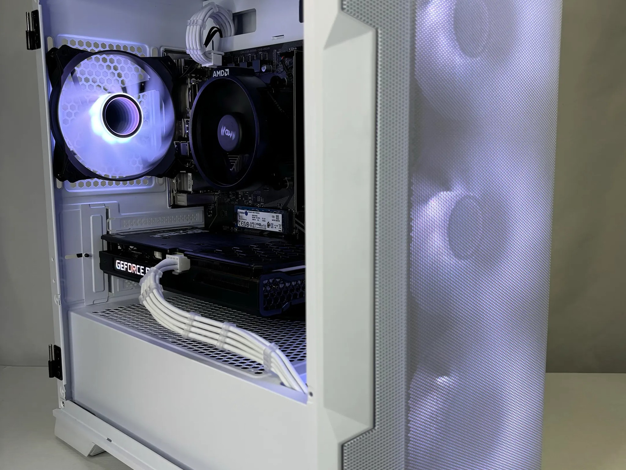 ❄️White RTX Gaming PC | Ryzen 5 5500 | RTX 3050 | 16GB RAM | 1TB NVME❄️