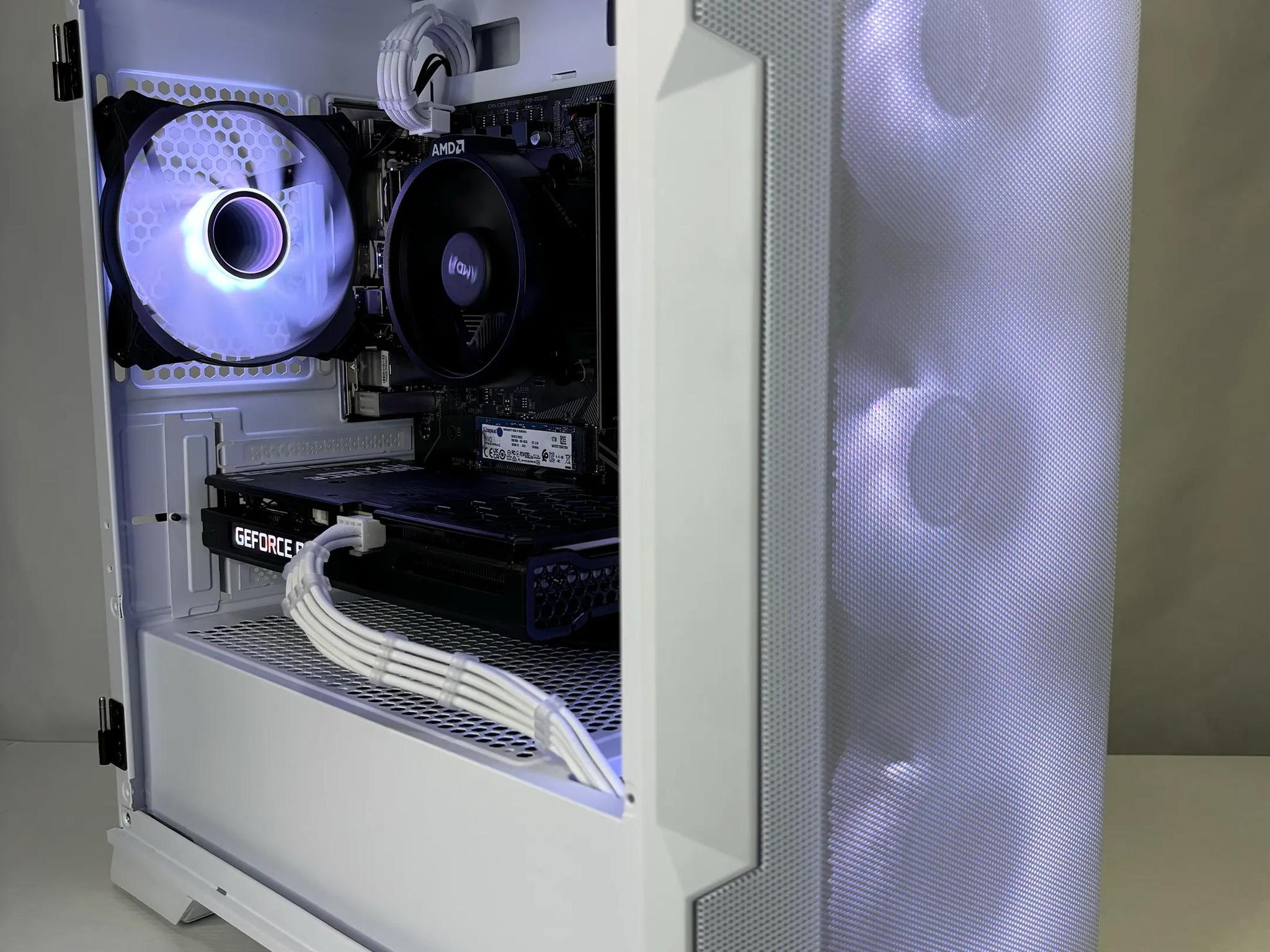 ❄️White RTX Gaming PC | Ryzen 5 5500 | RTX 3050 | 16GB RAM | 1TB NVME❄️