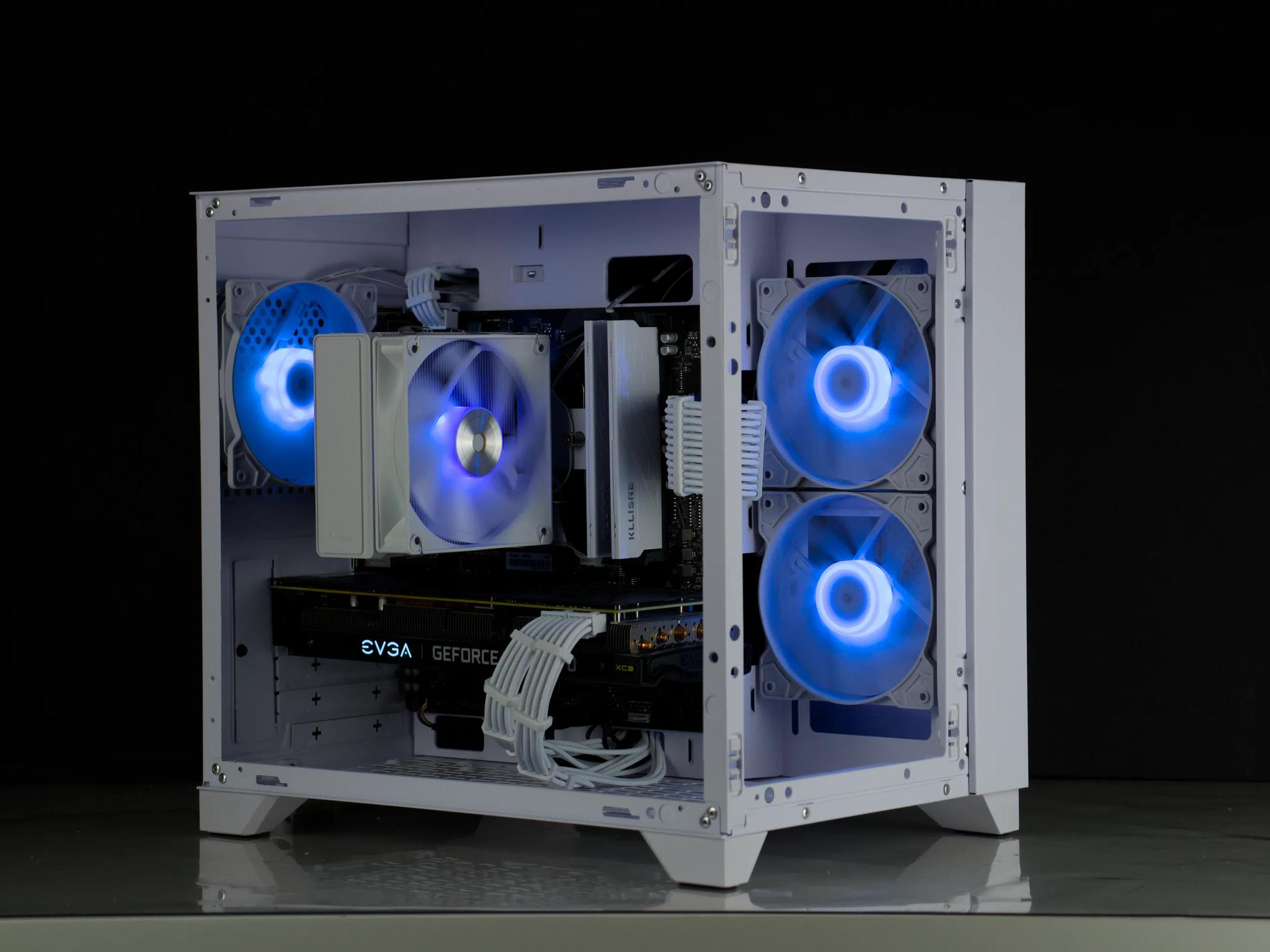 💎❅White Gaming PC – RTX 3070, Ryzen 5 5600X, 32GB, 1TB SSD - RGB, WiFi💎❅