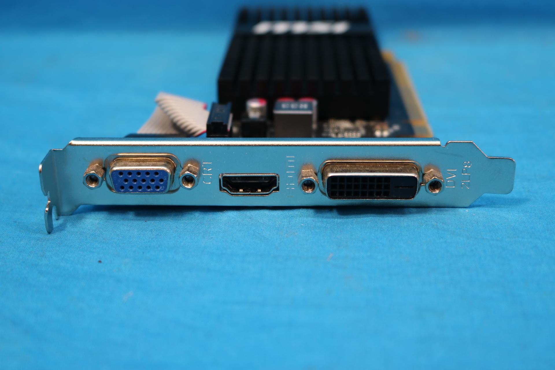 MSI GeForce GT 720 1GB GDDR3 Fanless Low-Profile PCIe Desktop GPU - 4219739900