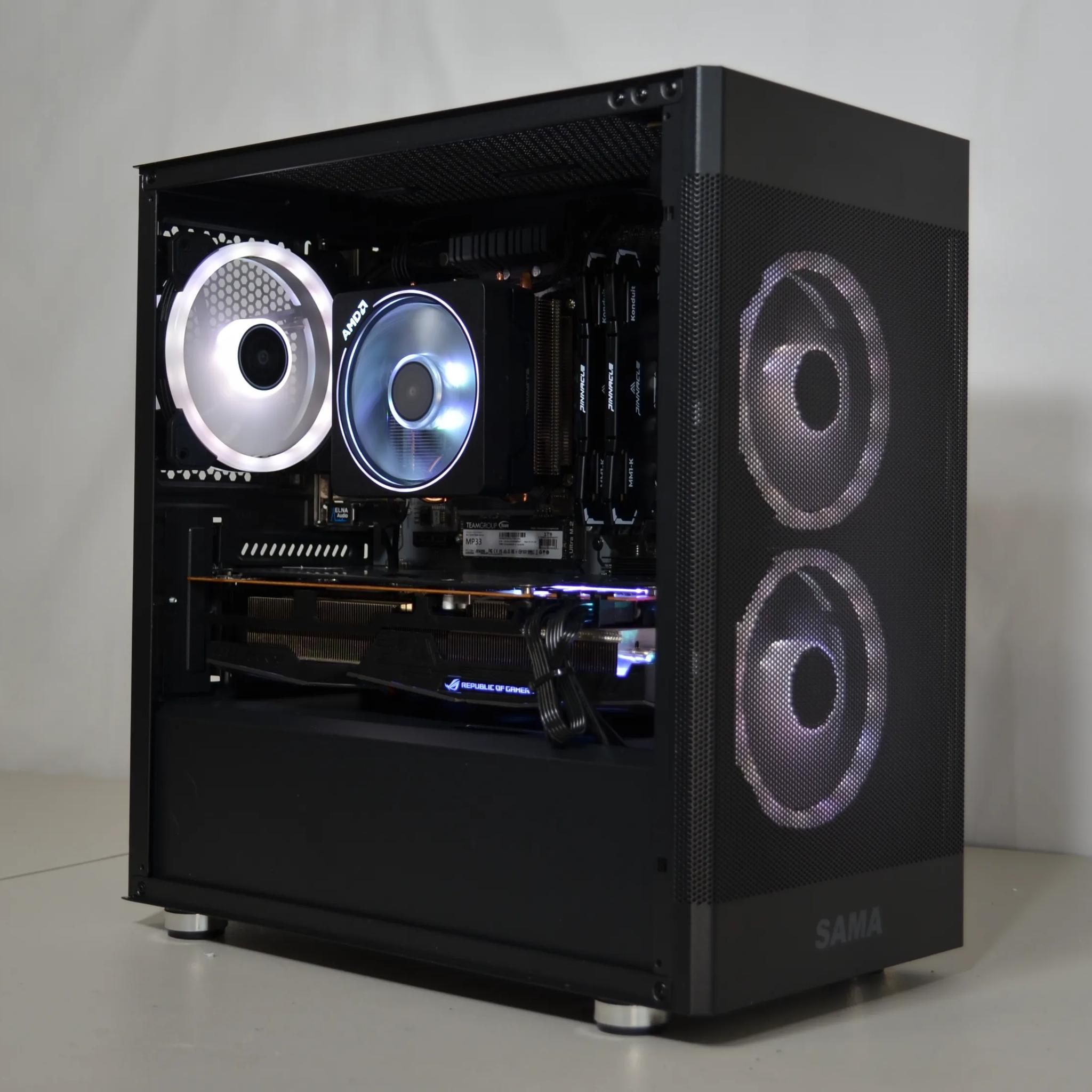 🌑Dark Knight - V2⚔️ | RX 5700 XT | Ryzen 5 3600 | 1tb Storage| 16gb Ram