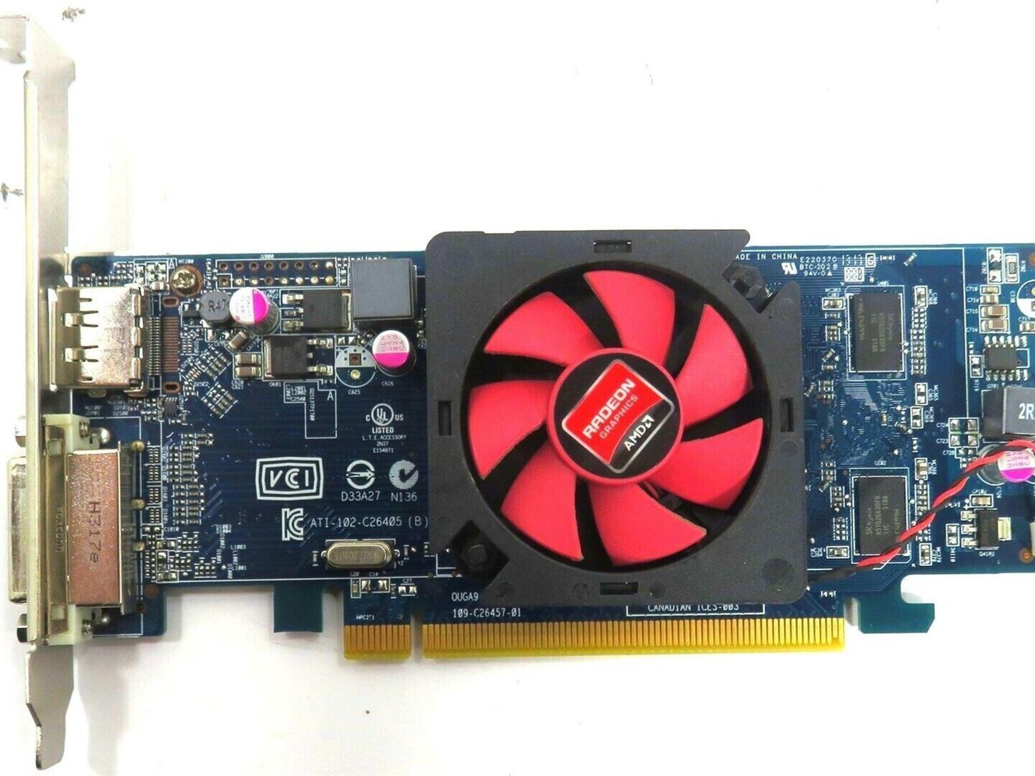 Dell AMD Radeon HD 7470 1GB GDDR3 Graphics Card C264 - DisplayPort, DVI