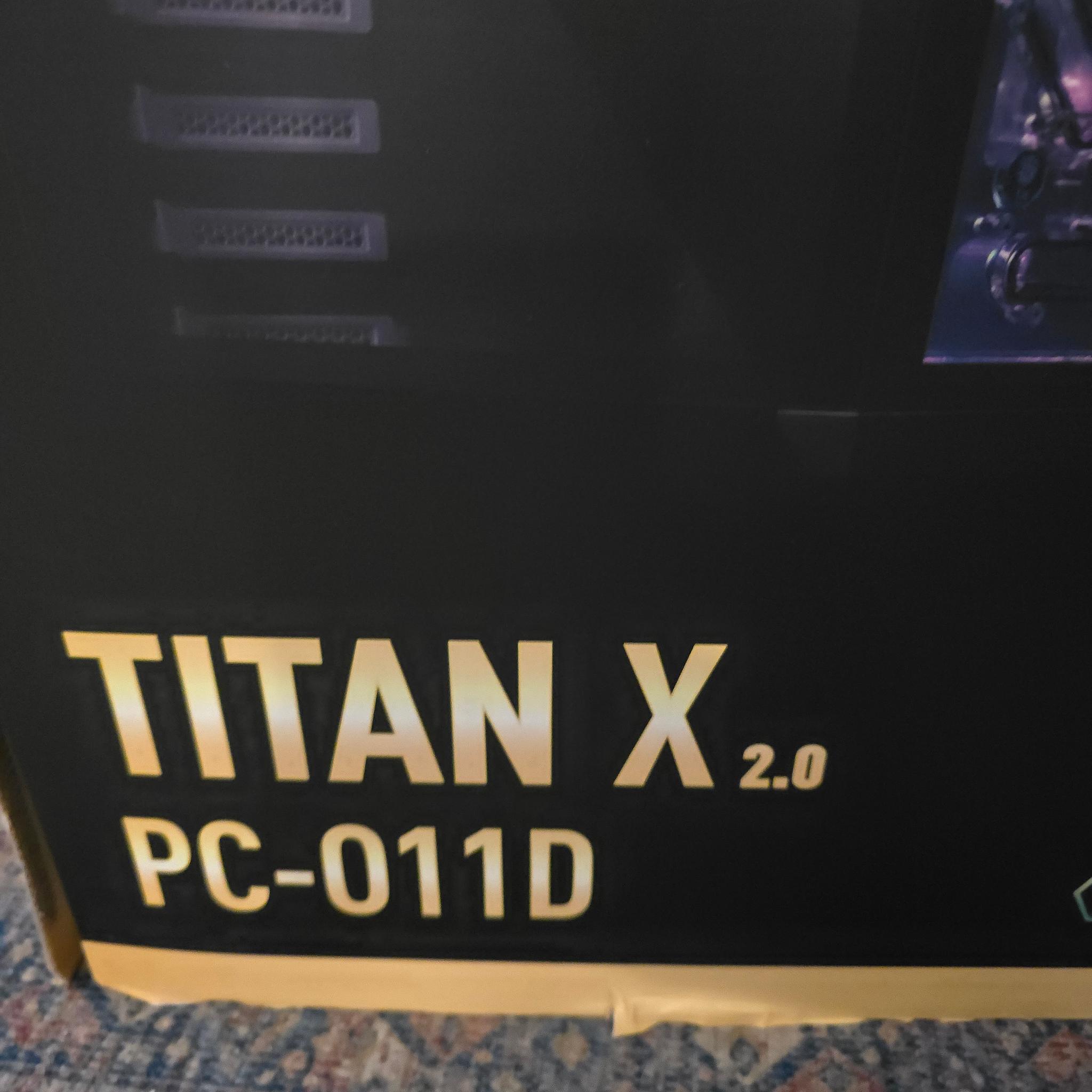 Lian Li Titan X O11D Case with built in Reservoir/Pump and 1 TB WD Gen 4 NVME (Read Description)