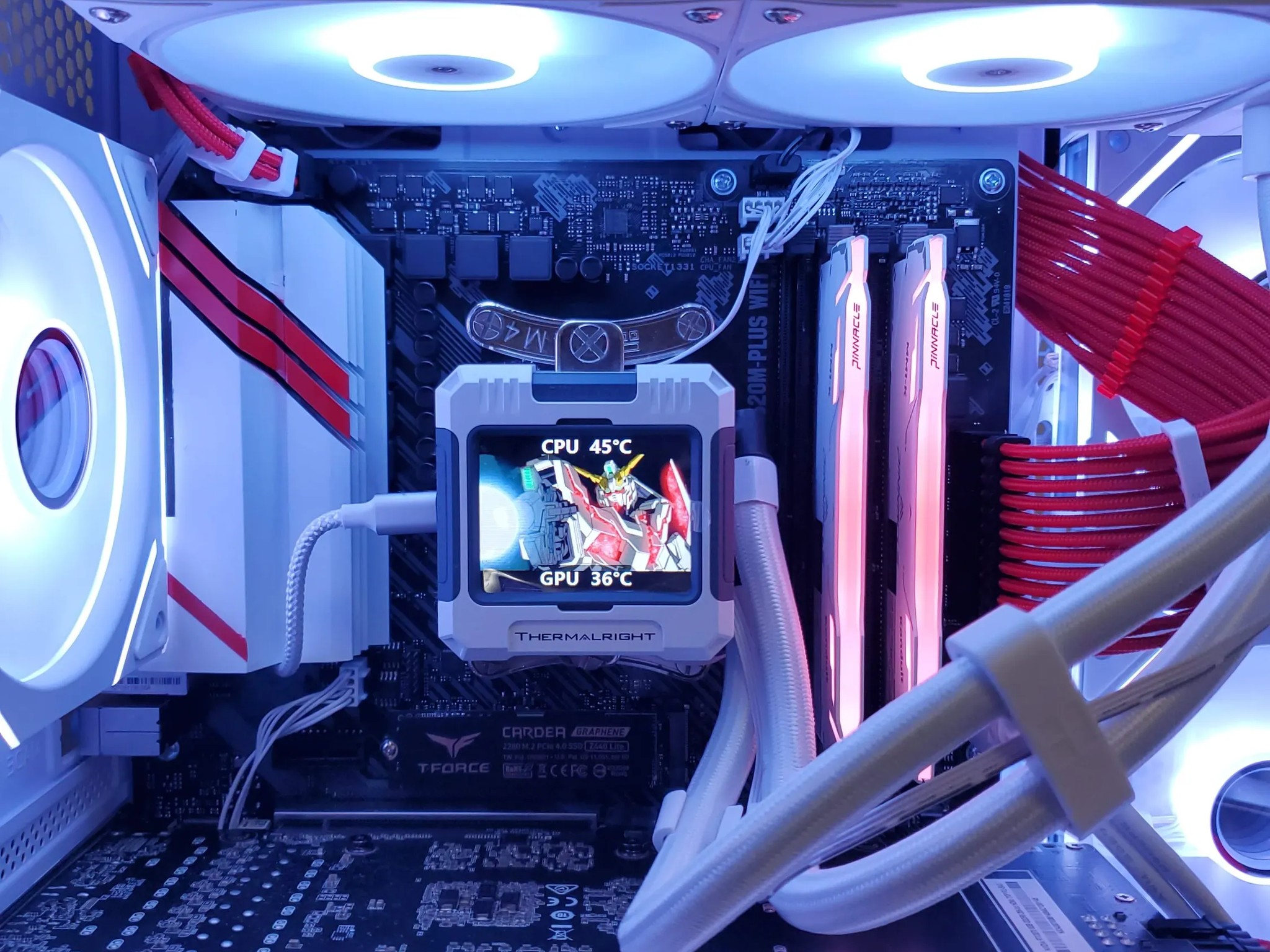 *White Base* Custom Gaming PC | RTX 3070 | Ryzen 5 | LCD AIO | 32GB DDR4 RAM | 1TB NVME SSD | Wifi