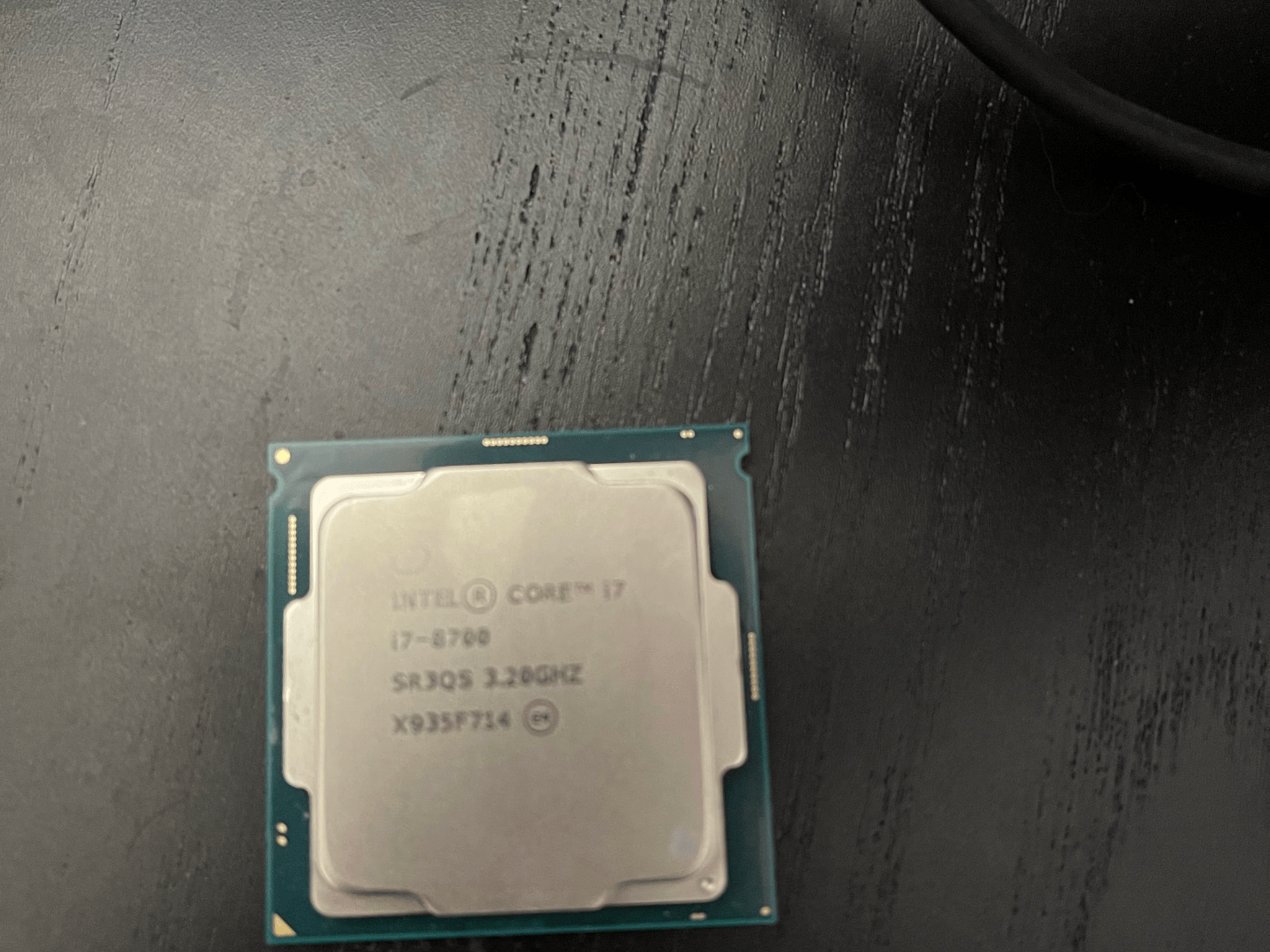 Intel i7-8700 CPU!