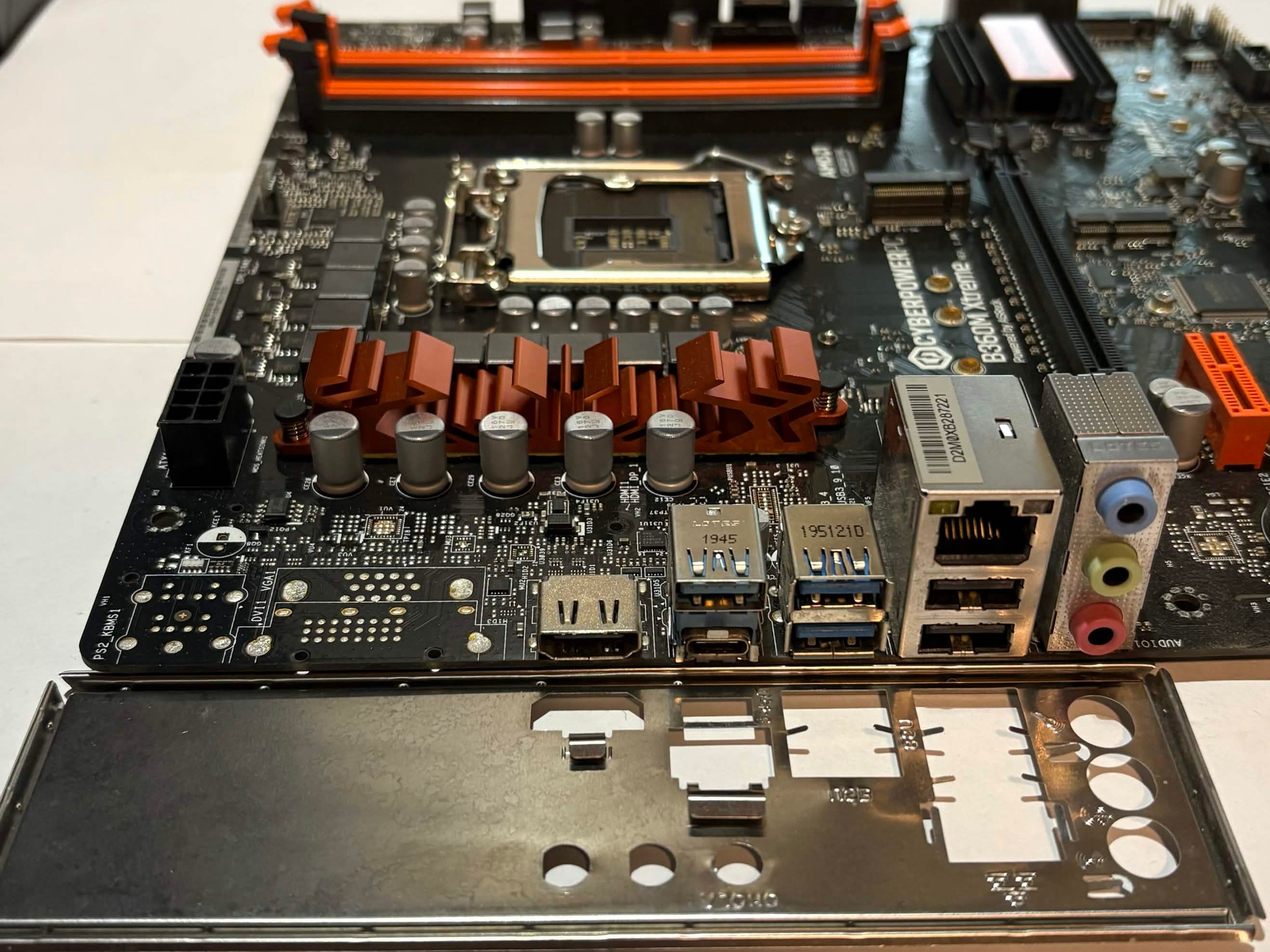 CyberPowerPC B360M Xtreme LGA1151 Micro ATX Motherboard Tested Working (NM)