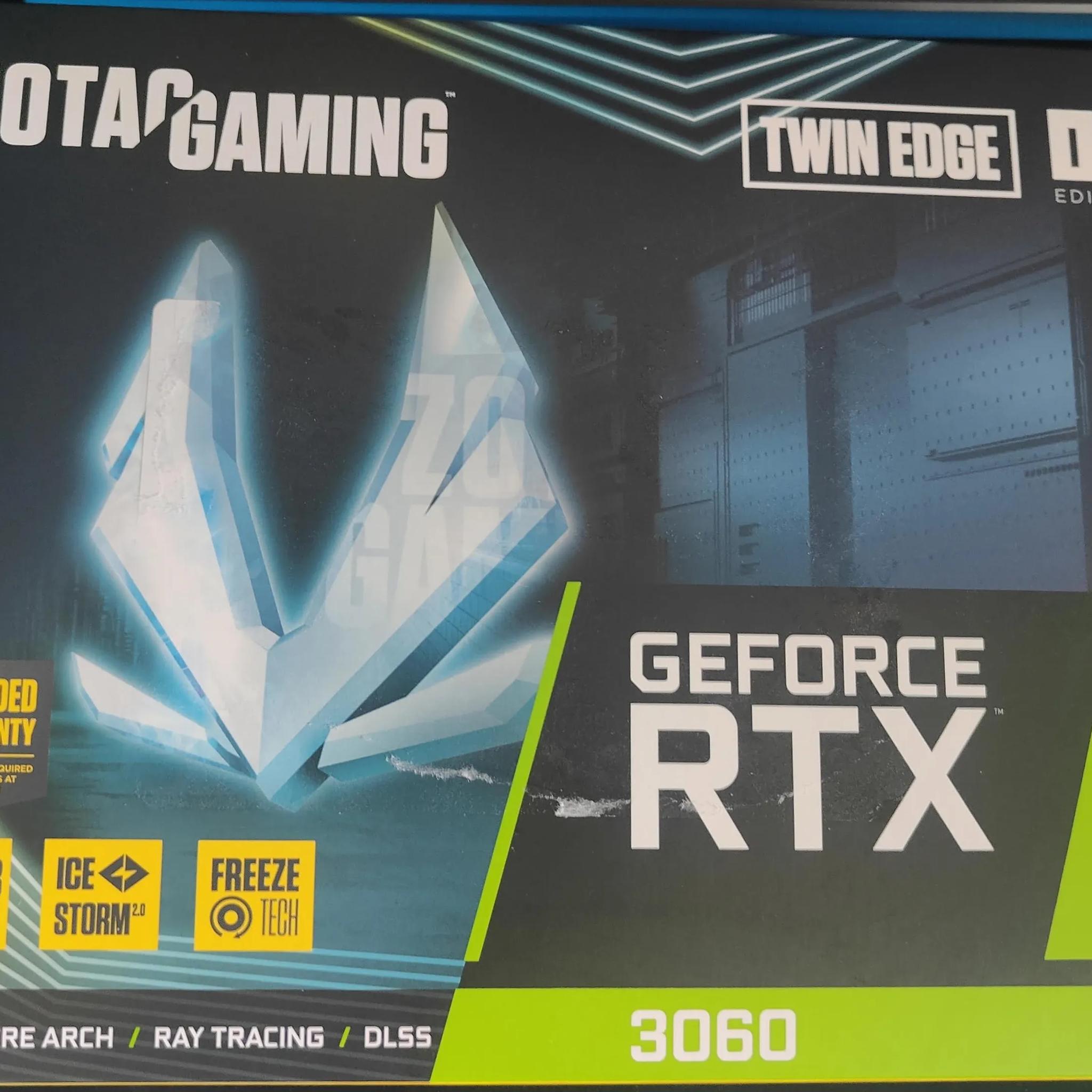 Zotac RTX 3060 12 gig Like new