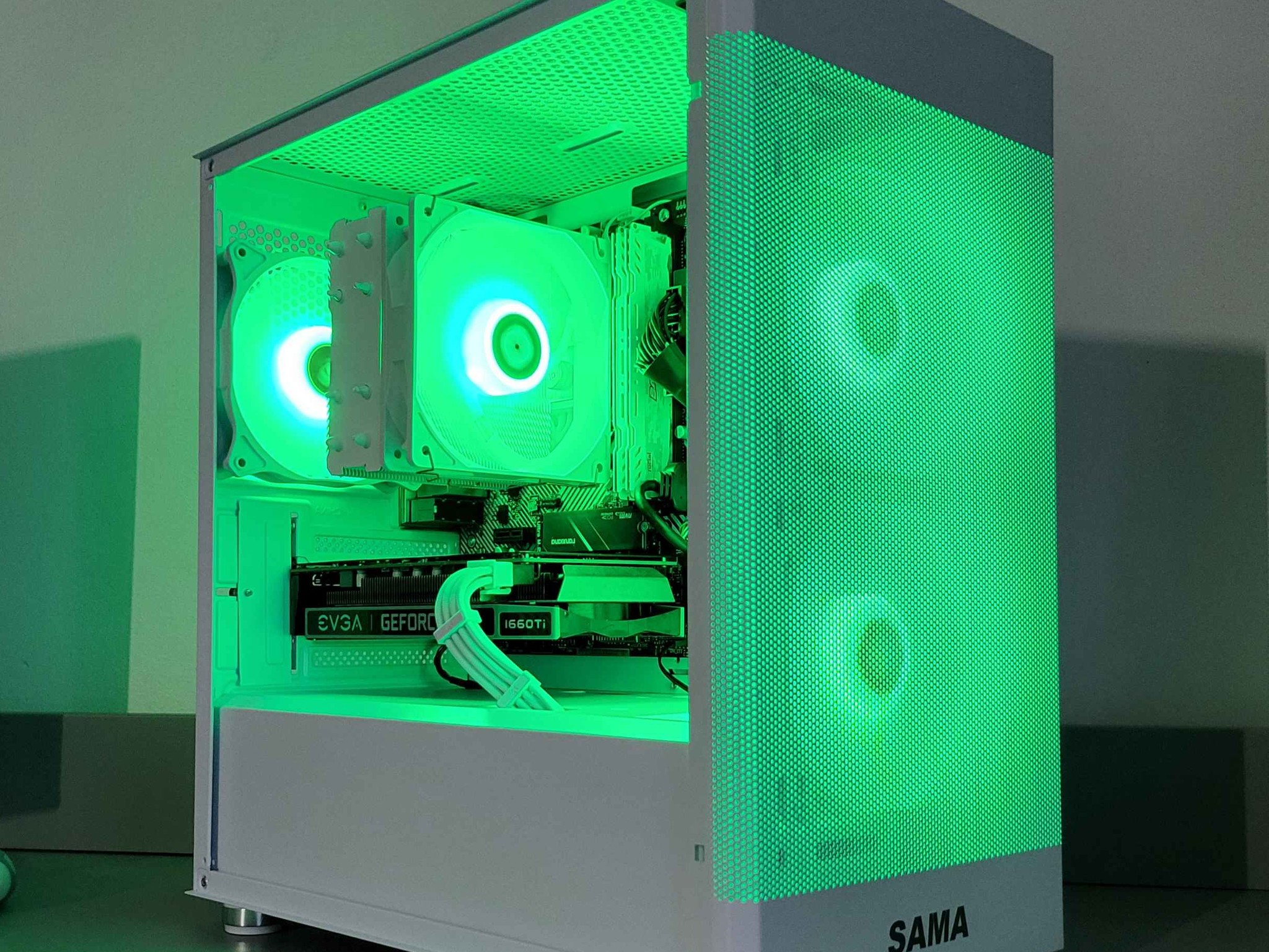 White Beauty! Workstation & Gaming PC | Ryzen 7 | 32GB RAM | 1TB | GTX 1660 Ti | Wi-Fi | Bluetooth
