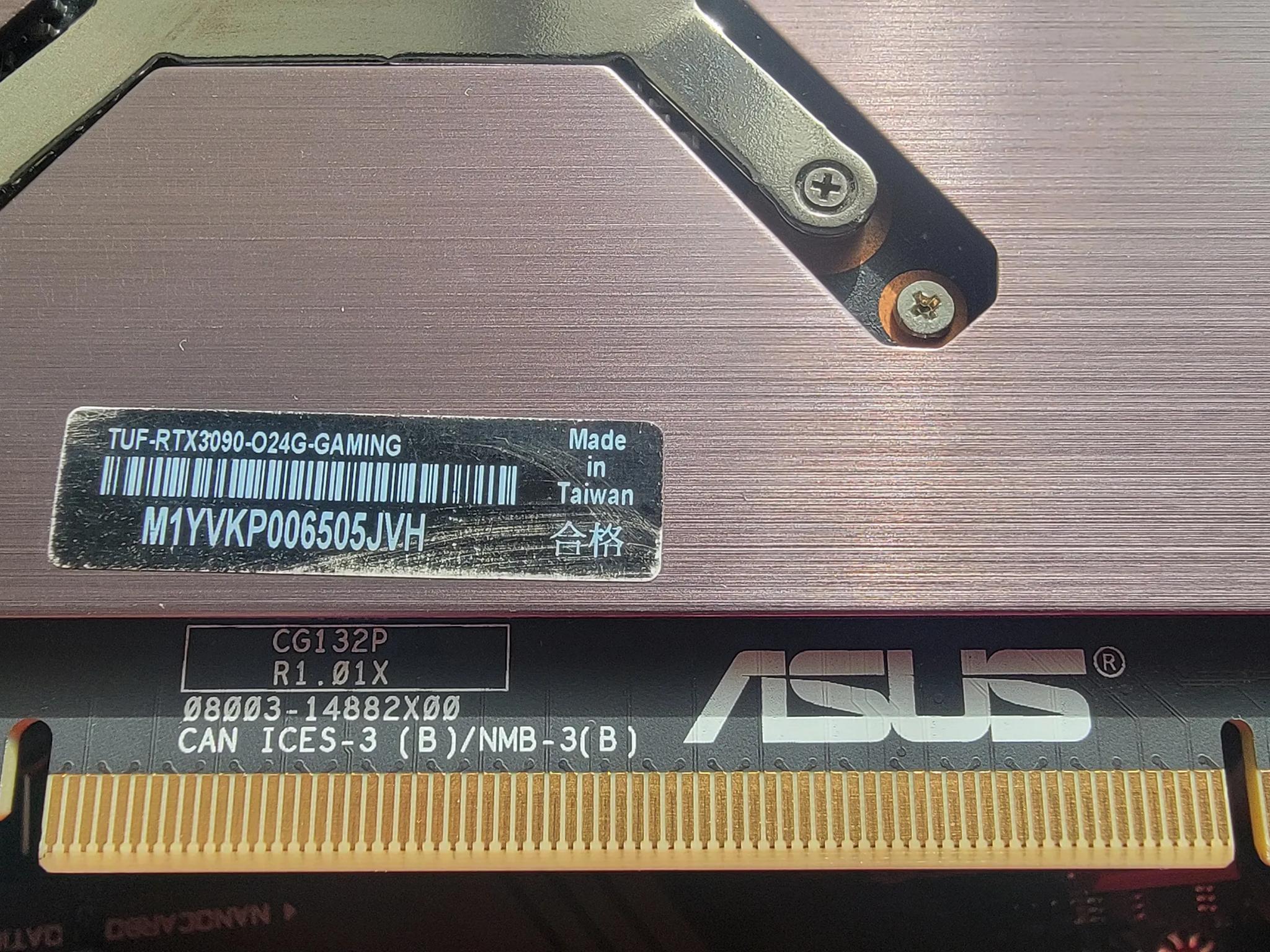 ASUS GeForce RTX 3090 24GB TUF GAMING OC GDDR6X Video Graphics Card