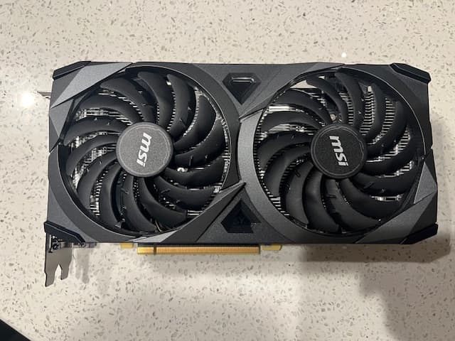 MSI Nvidia Geforce RTX 3060 Ti  8GB Ventus 2x OC Dual Fan Graphics Card