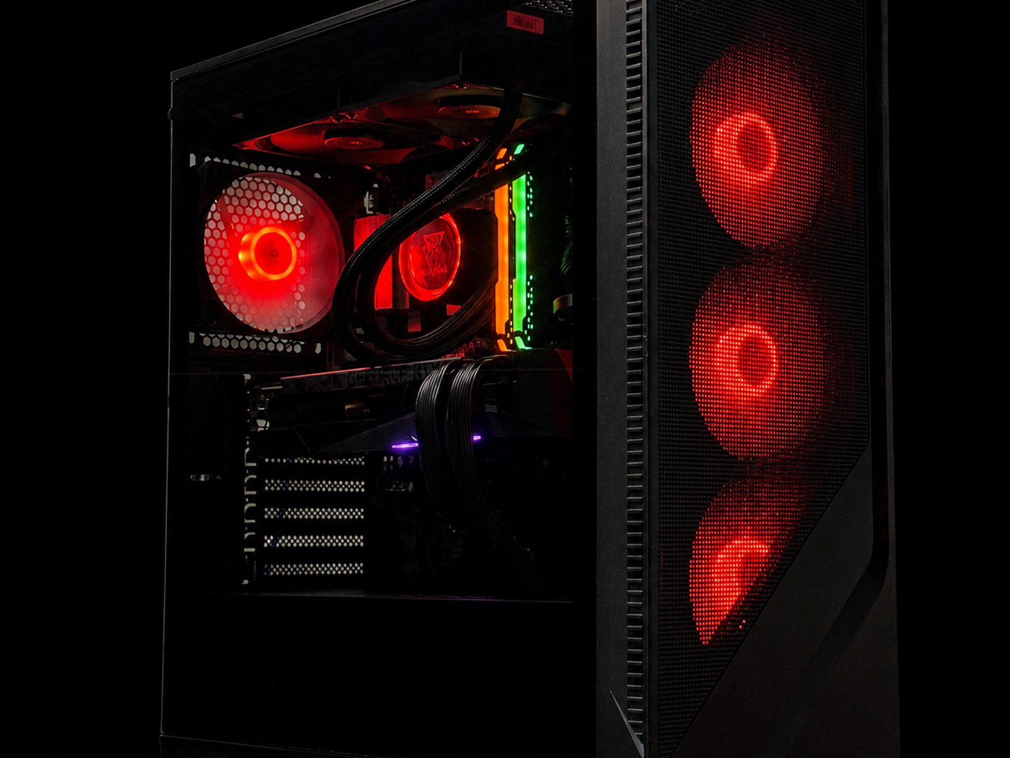 1440P Gaming Pc / Ryzen 7 5800X3D / RTX 3080 10G / 32GB Ram / 1TB SSD Storage / Liquid cooled
