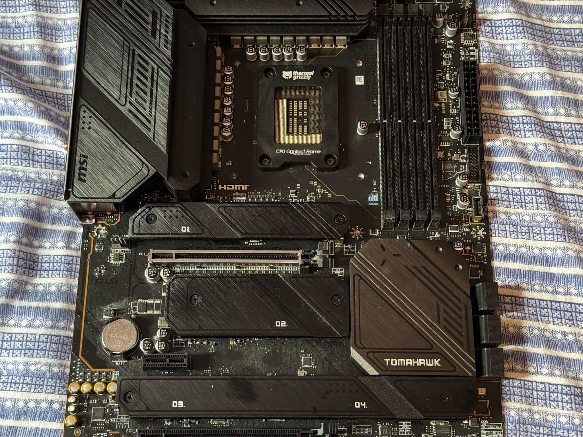MSI MAG Z790 TOMAHAWK WIFI Motherbaord + Contact Frame