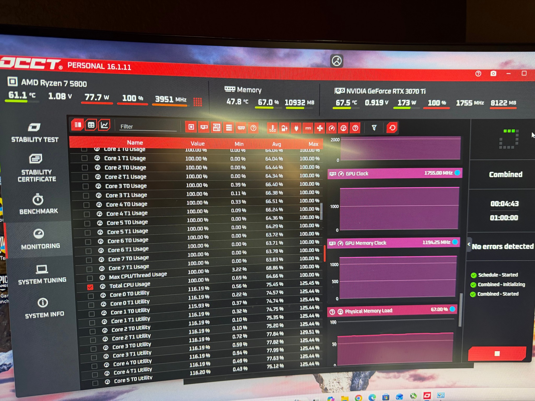 🔥Crimson Fury🔥 RTX 3070 Ti | Ryzen 7 5800 | 16GB RAM | 1TB NVME | WiFi & Bluetooth
