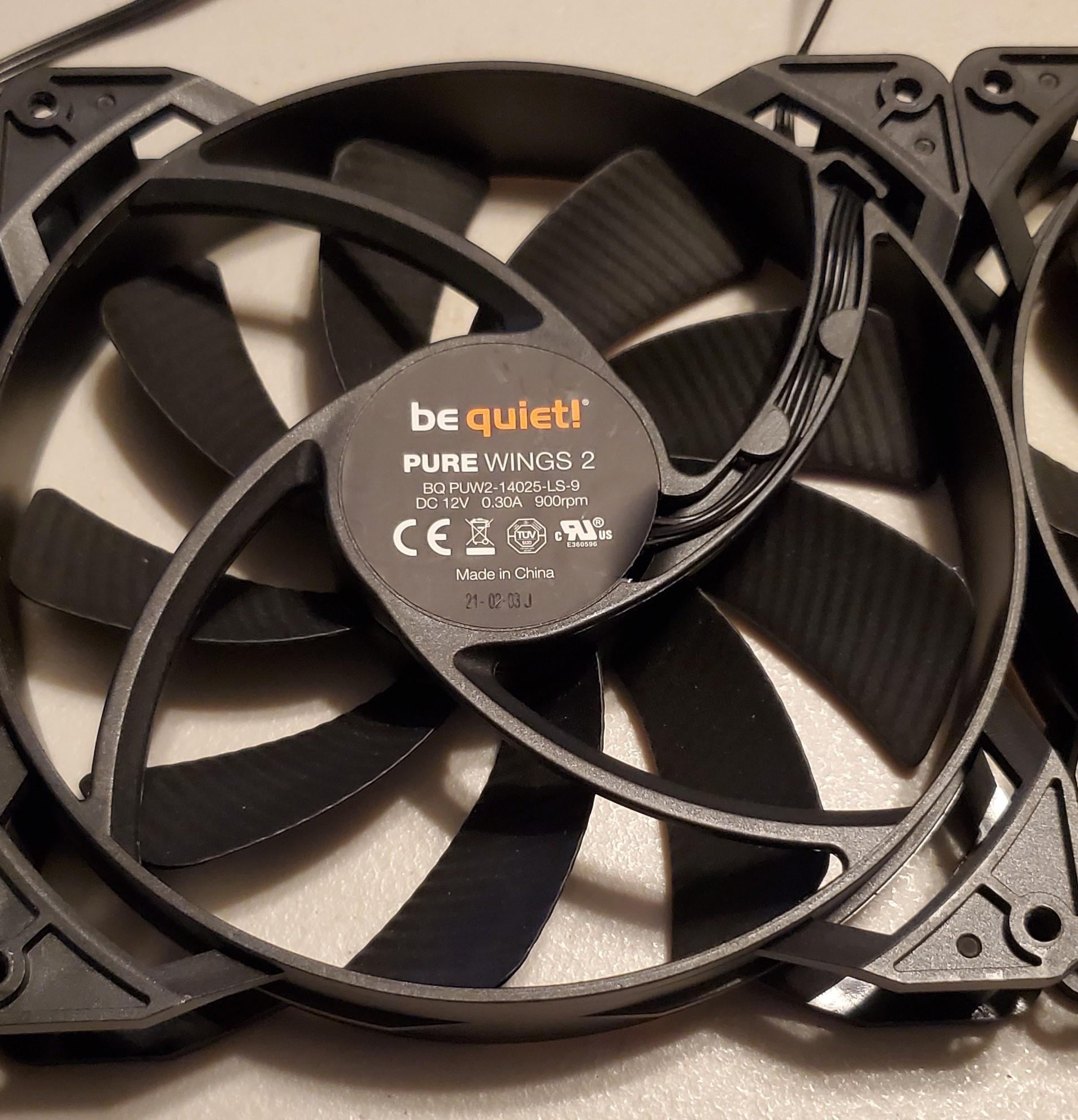 be quiet! Pure Wings 2 140mm 4pin PWM Fans (3-Pack)
