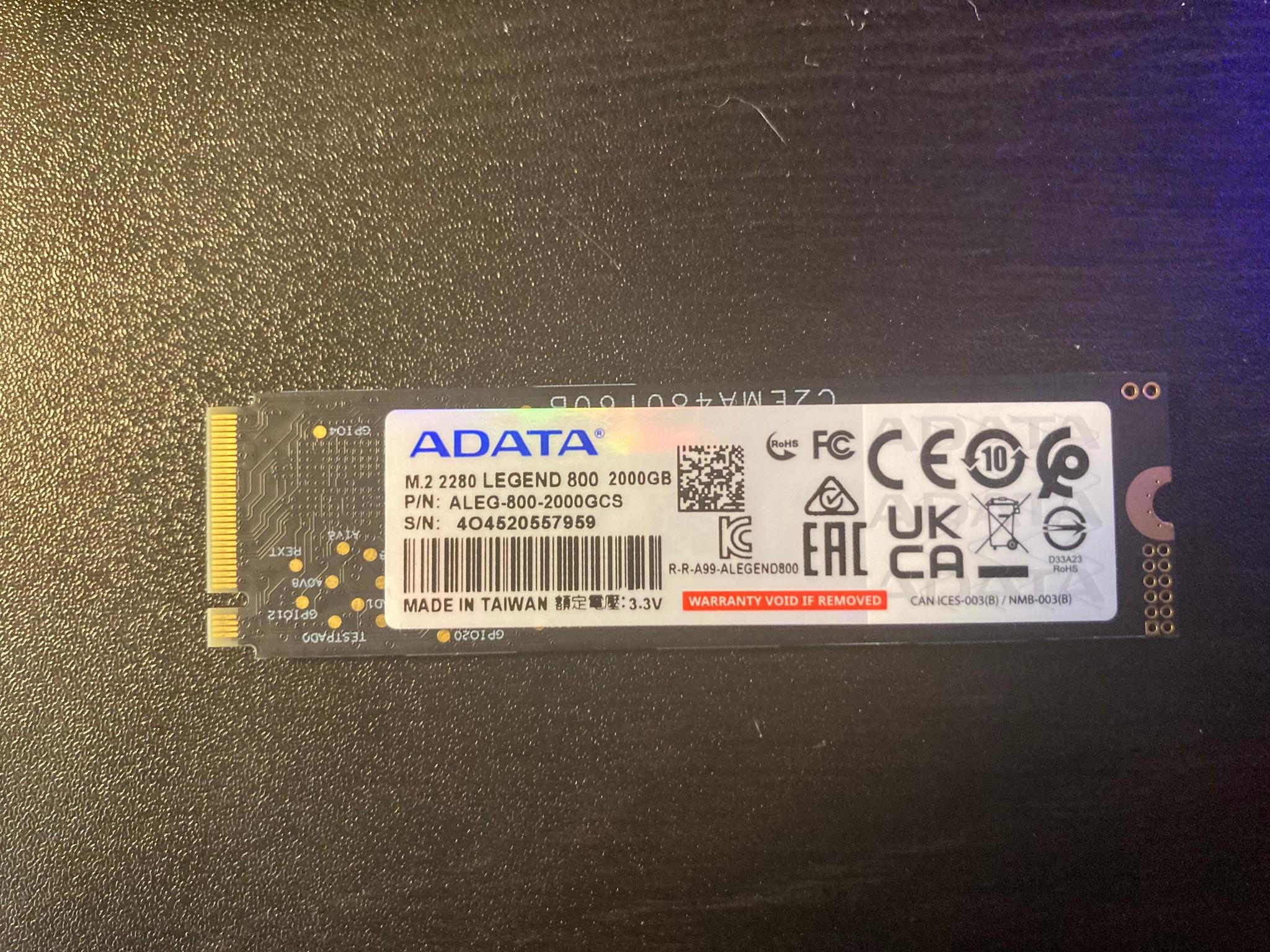 ADATA LEGEND 800 2TB (w/ Windows)