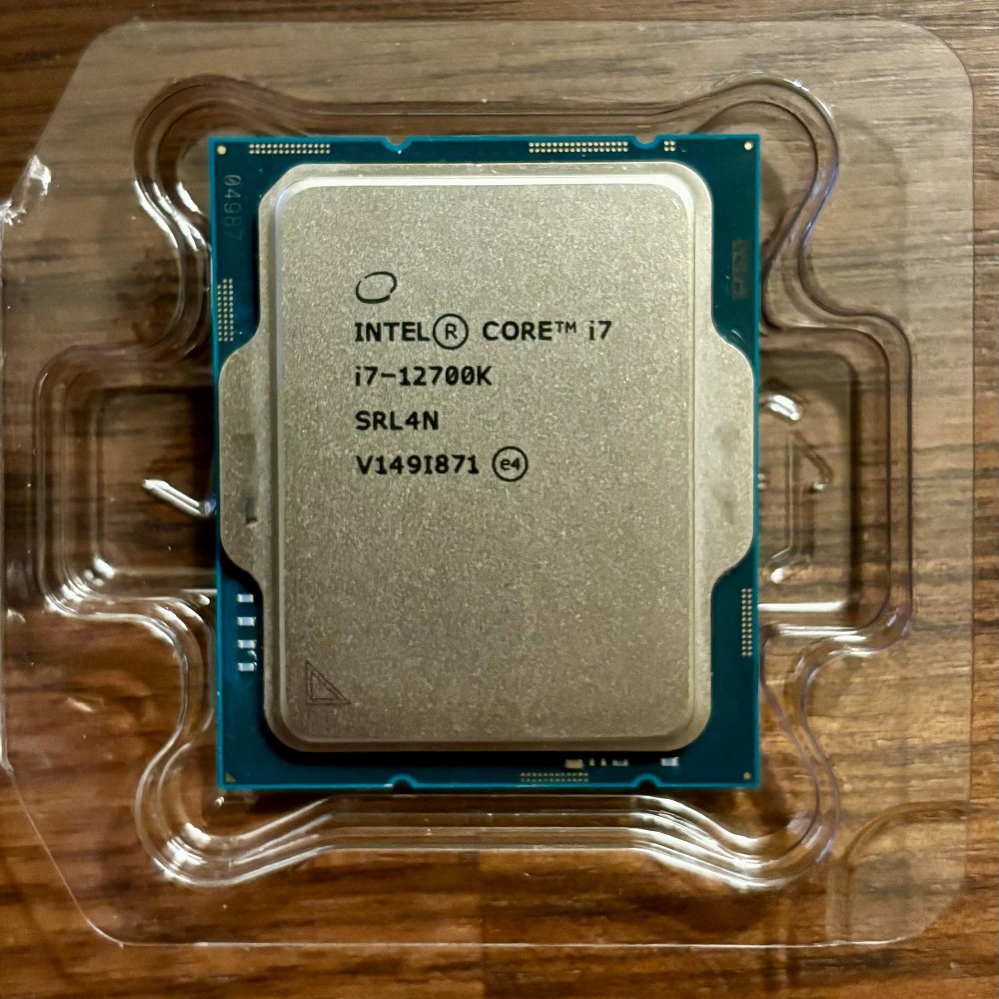 Intel Core i7-12700K 12 Cores/20 Threads LGA 1700