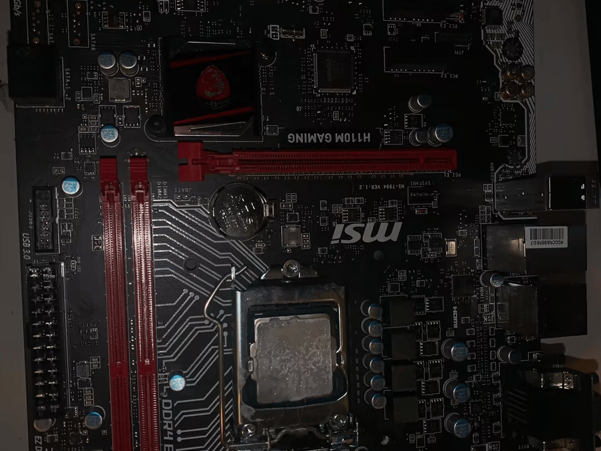 MSI H110M Gaming Micro ATX LGA1151 Motherboard and i5-6400 4 Cores 2.7 GHz Combo