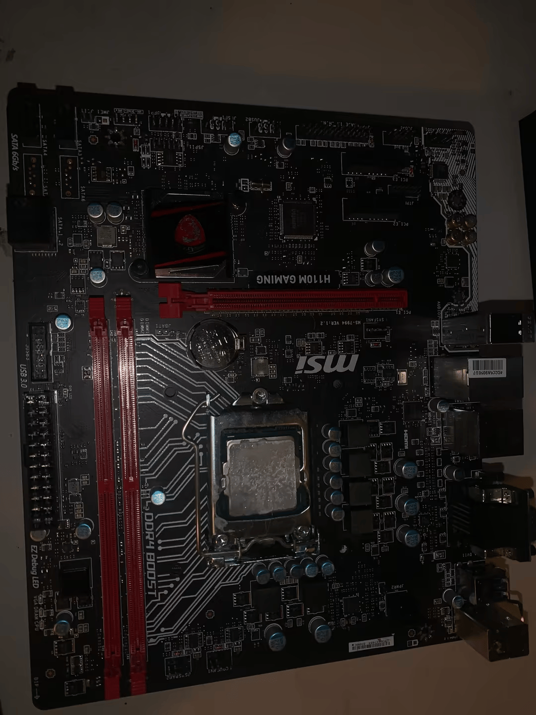 MSI H110M Gaming Micro ATX LGA1151 Motherboard and i5-6400 4 Cores 2.7 GHz Combo