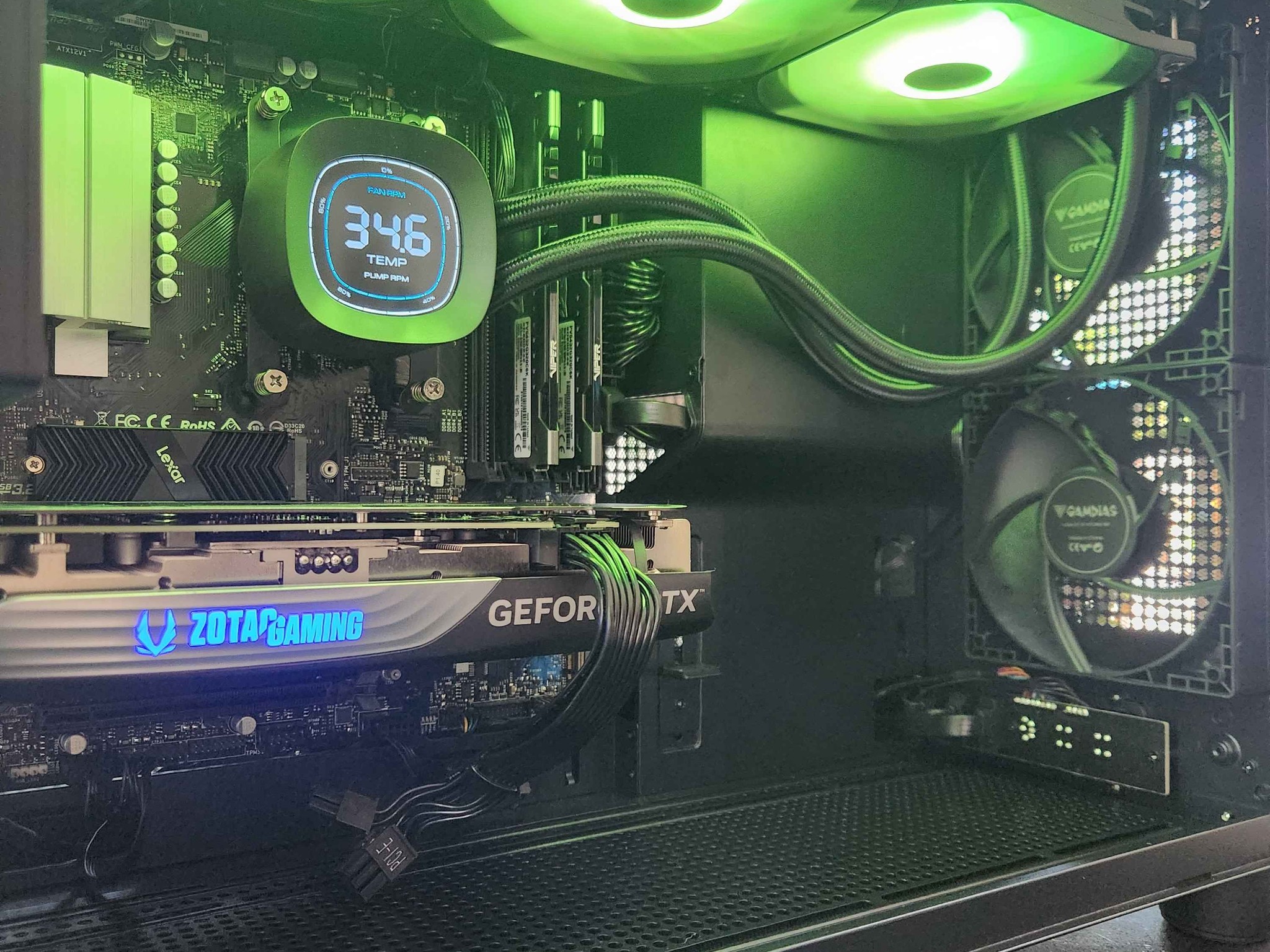 自作デスクトップPC i5-12500/128GB/2TB NVMe 電源ケーブ 🍀RTX 4070 | Ryzen 5 5600X | 32GB DDR4 | 2TB NVMe | WiFi | Windows