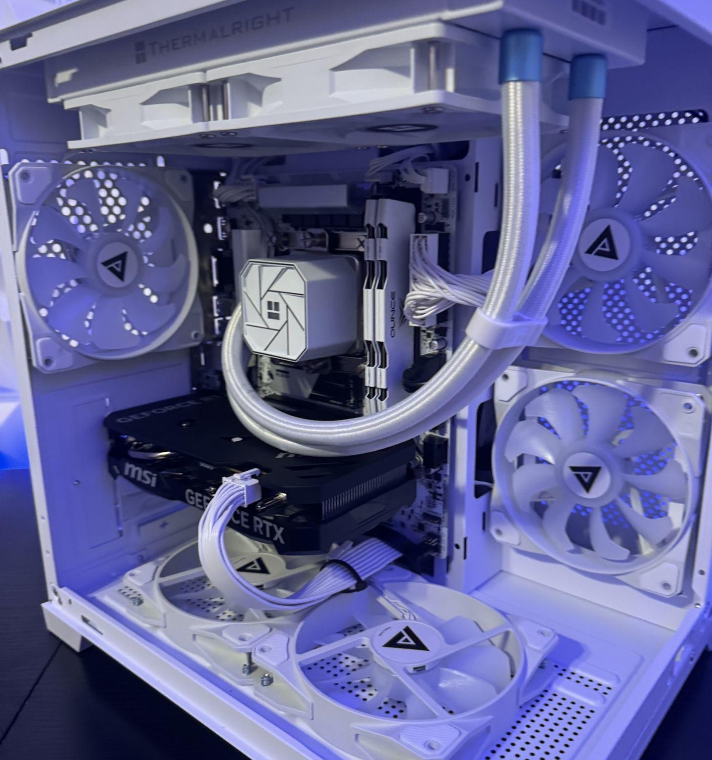 SNOW STORM 2.0 | All-White RGB Gaming PC | RTX 4060 | Intel i7-12700KF | 32GB DDR5