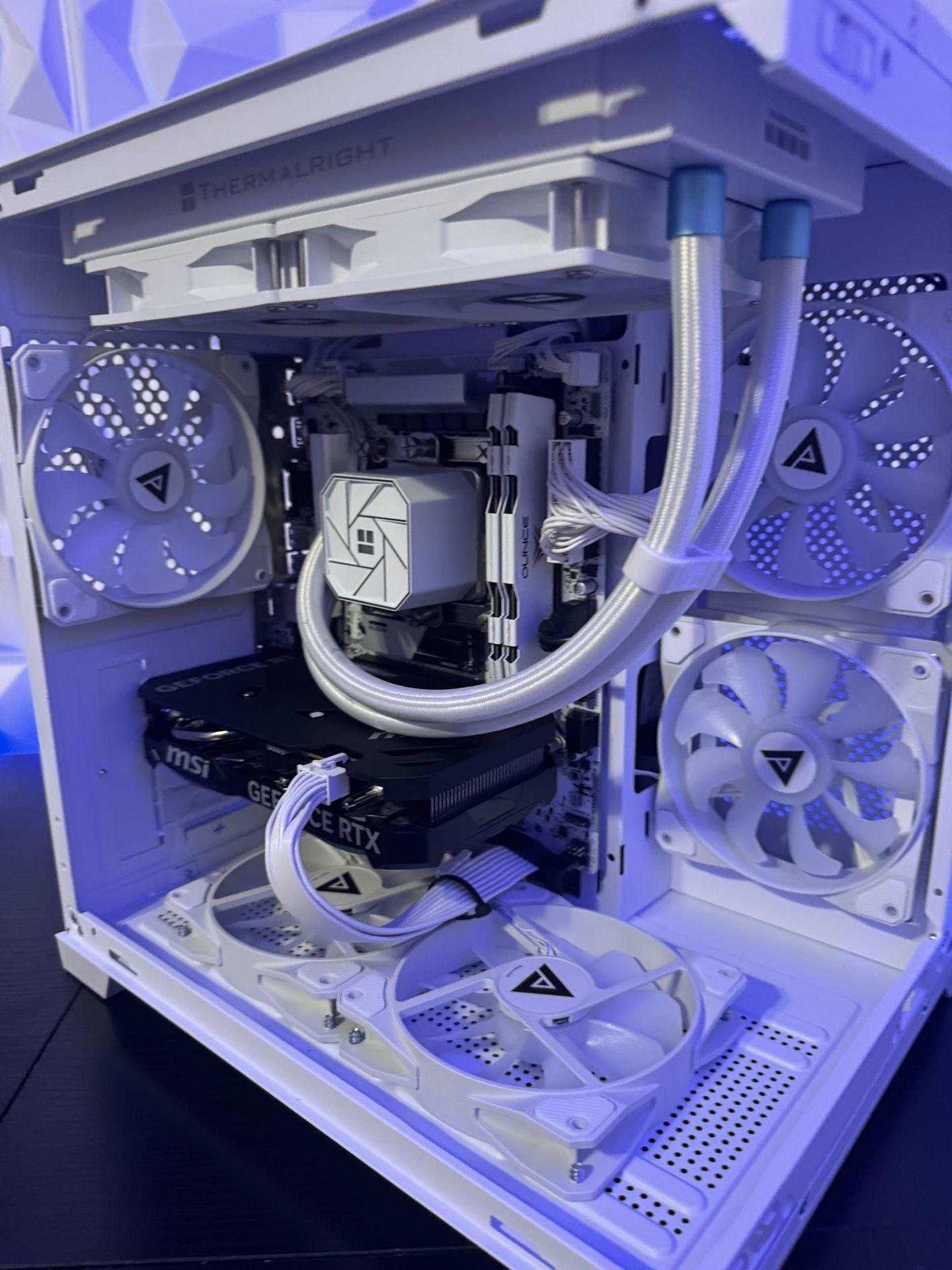 SNOW STORM 2.0 | All-White RGB Gaming PC | RTX 4060 | Intel i7-12700KF | 32GB DDR5