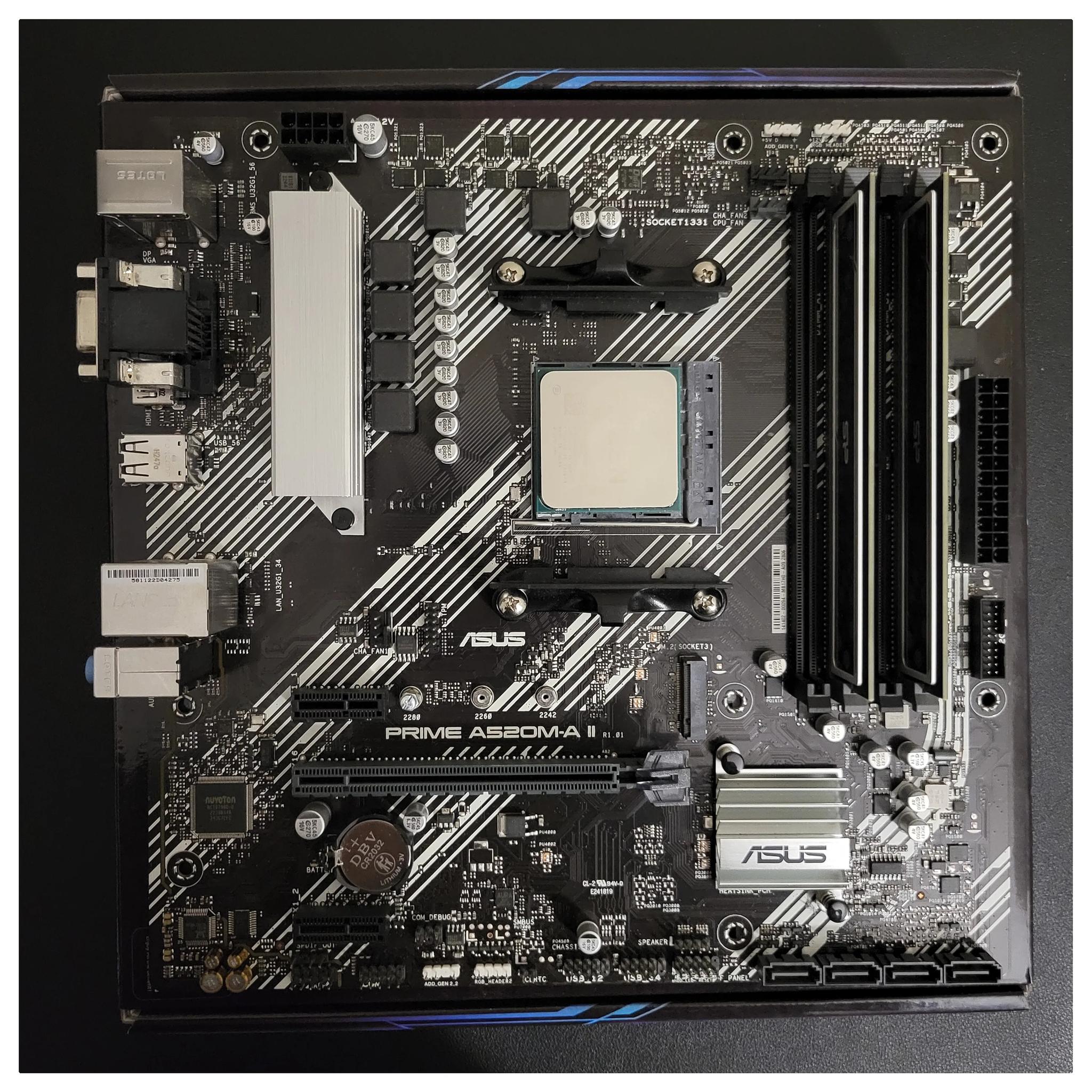 Ryzen 5 3600 Bundle W/Motherboard And Ram