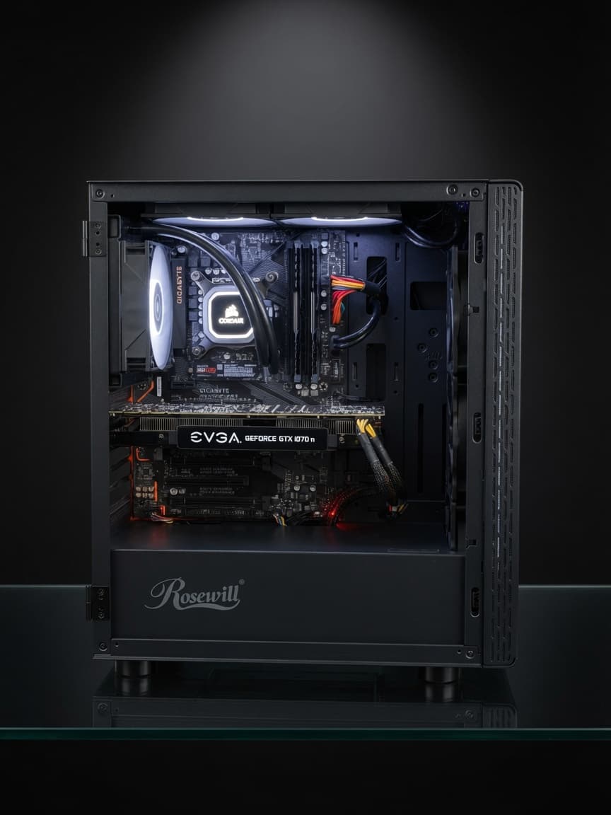 GTX 1070 Ti + i7-7700K + 16gb RAM+ SSD NVME | Gaming PC