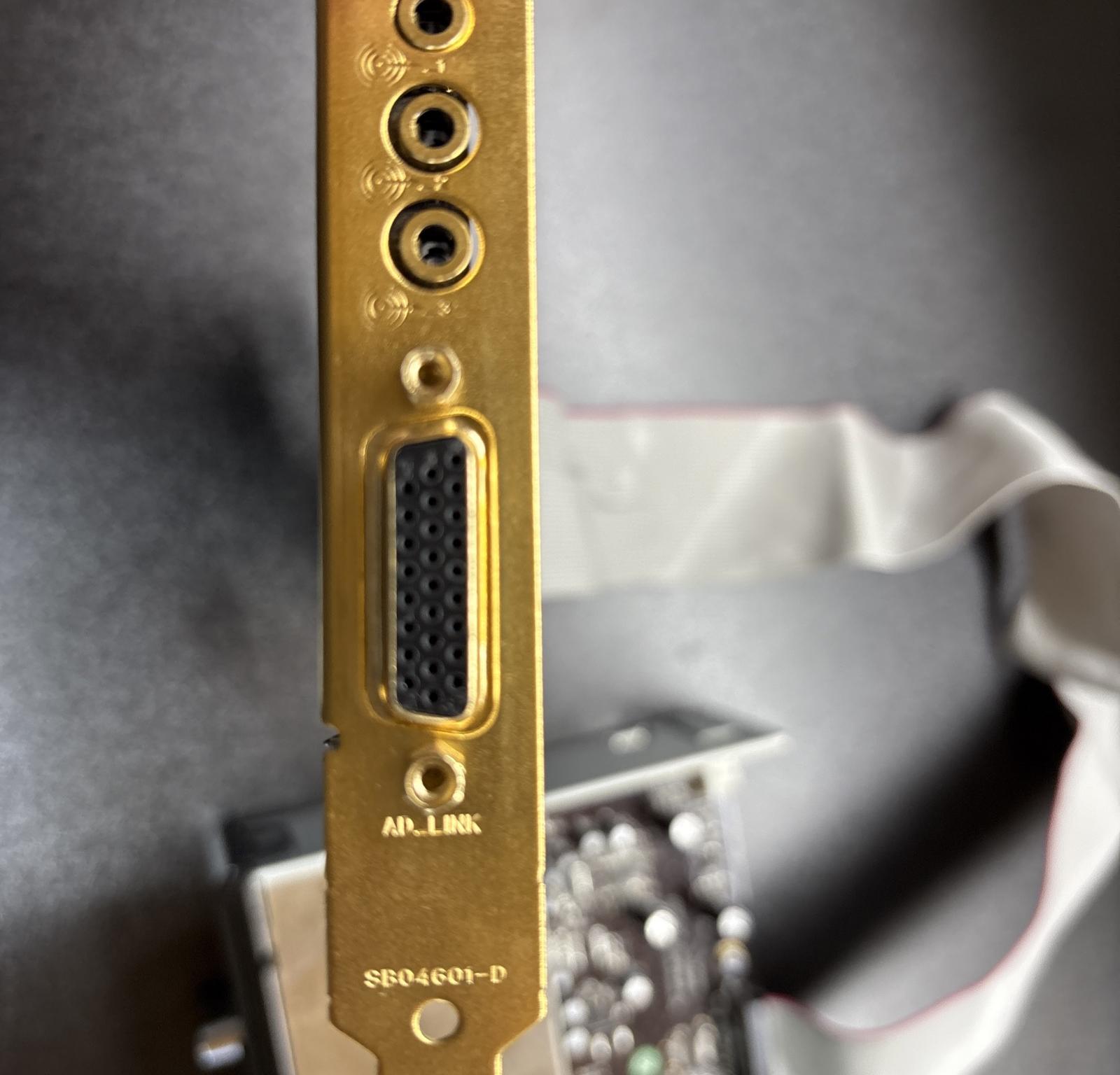 SOLD! Creative Labs Sound Blaster X-FI FATAL1TY Edition SB0460+SB0250